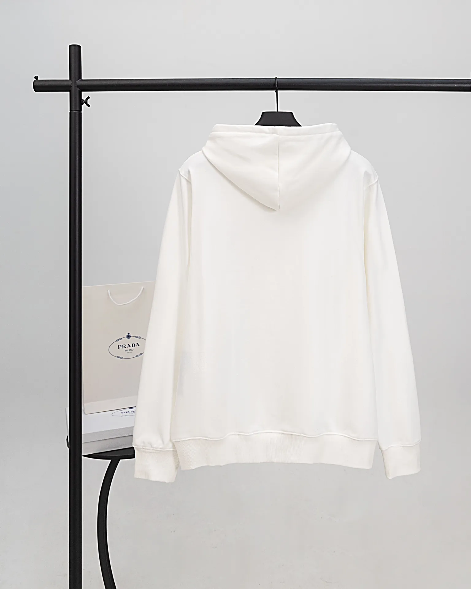 Logo-Embroidered Cotton-Jersey Hoodie D20021198 — view 2