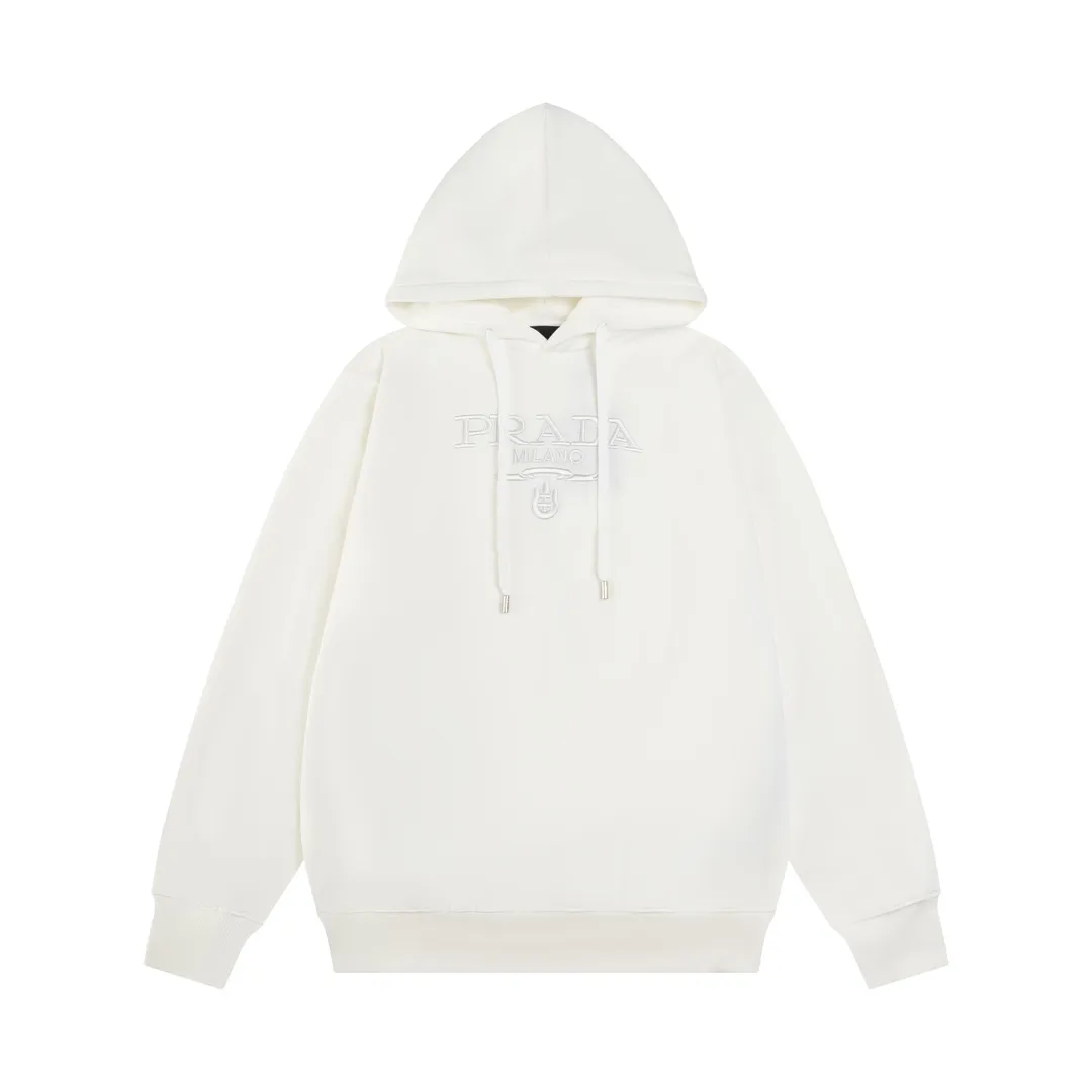 Logo-Embroidered Cotton-Jersey Hoodie D20021199 — view 2