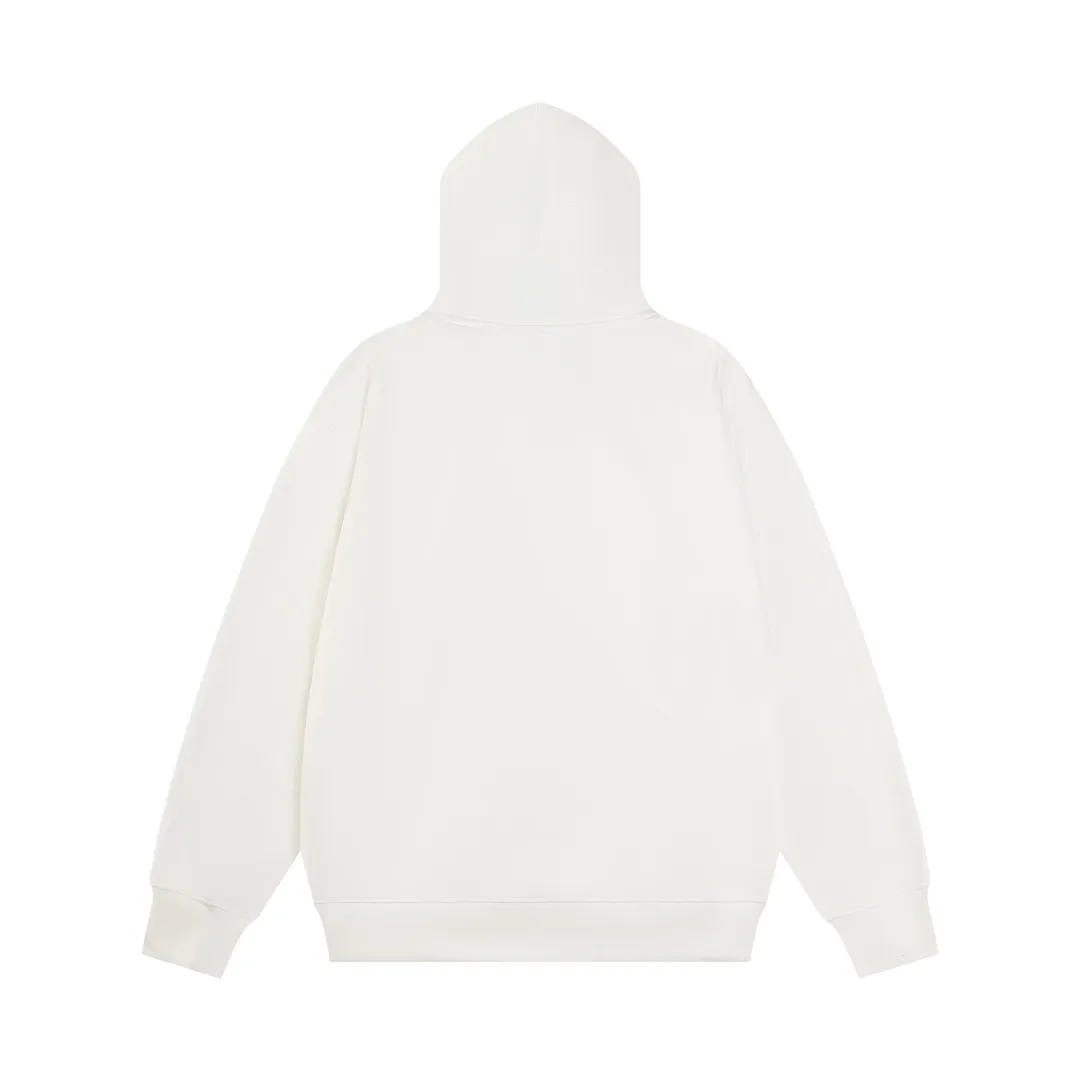 Logo-Embroidered Cotton-Jersey Hoodie D20021199 — view 3