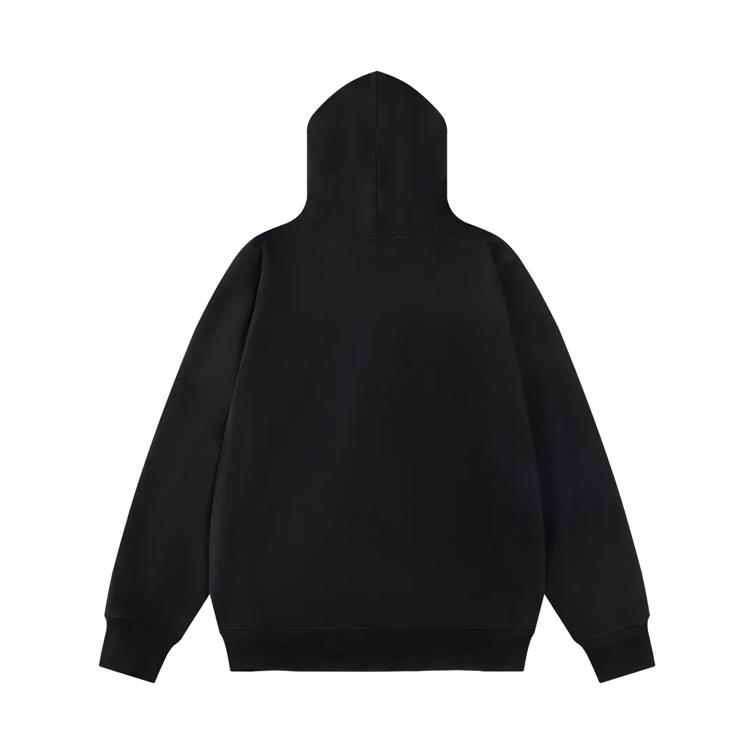 Logo-Embroidered Cotton-Jersey Hoodie D20021197 — view 3