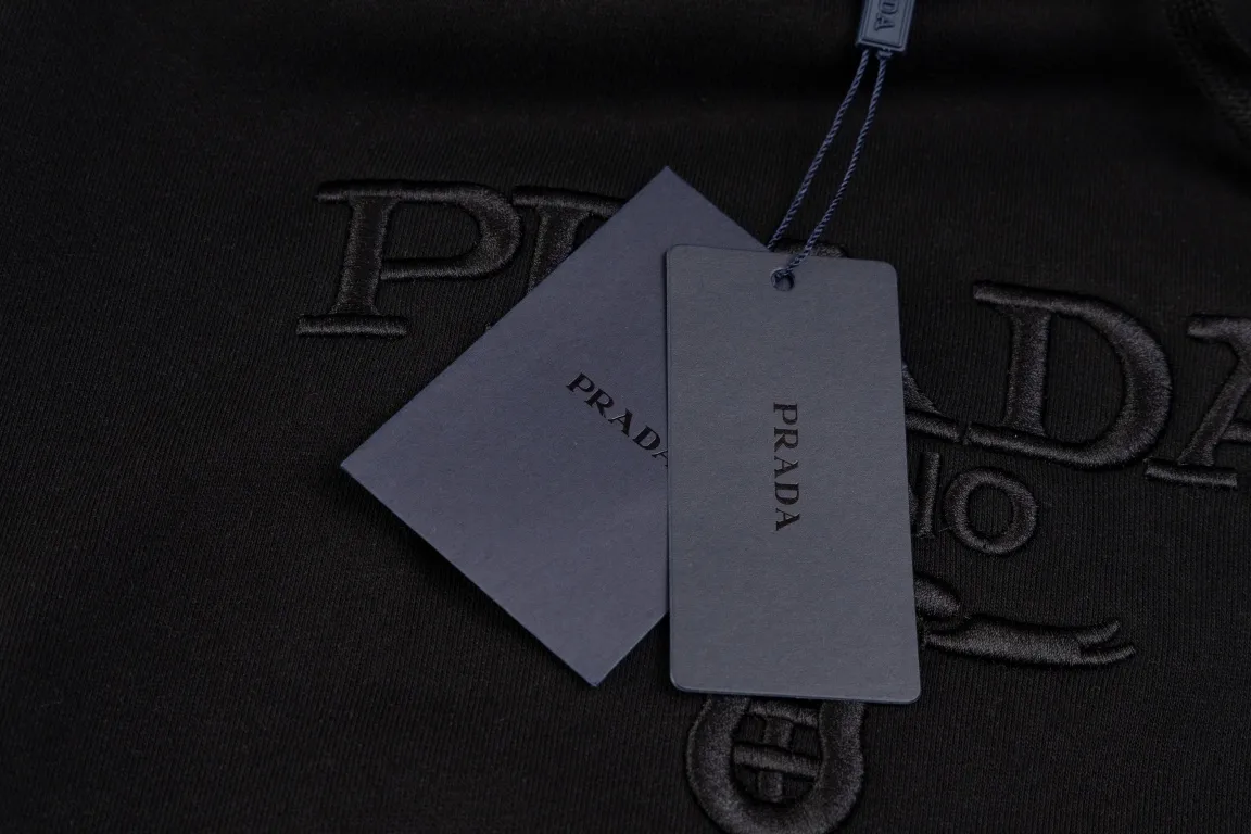 Logo-Embroidered Cotton-Jersey Hoodie D20021197 — view 10