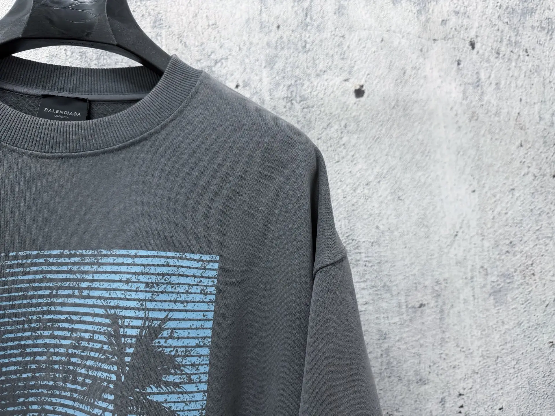 Palm Tree Graphic Oversized Sweatshirt D20524667 — view 3