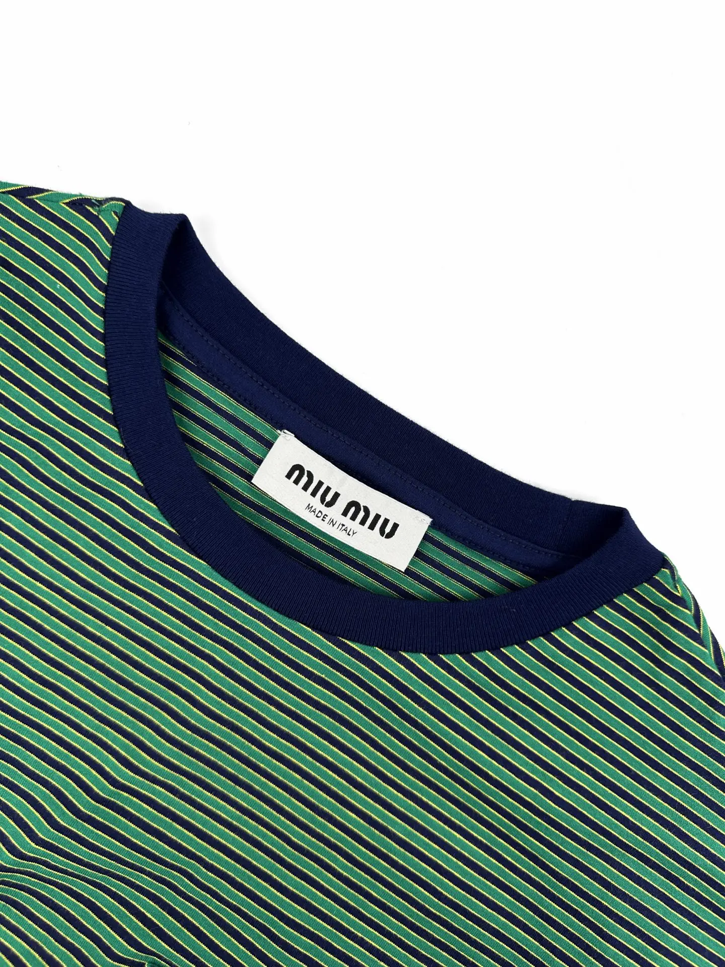 Striped Cotton Long-Sleeve T-Shirt D20521218 — view 3