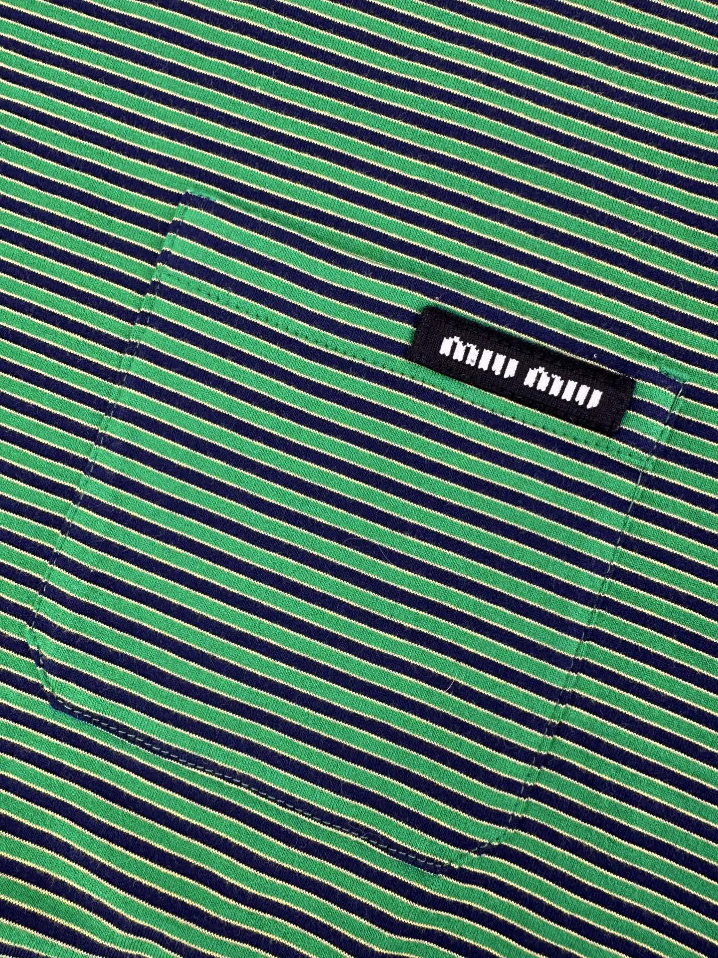 Striped Cotton Long-Sleeve T-Shirt D20521218 — view 4