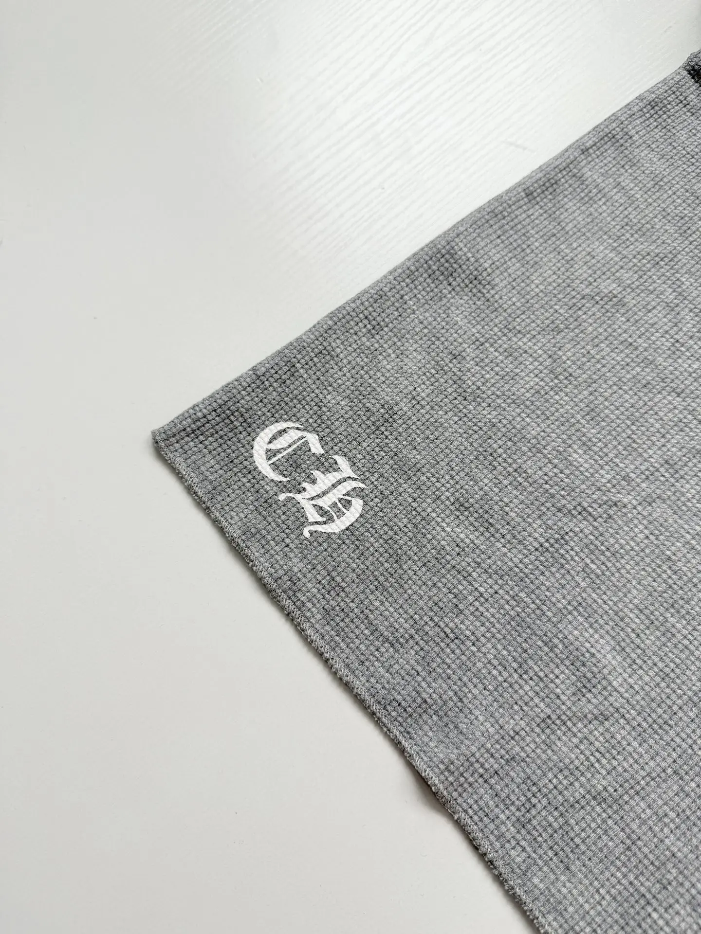 Chrome Hearts Horseshoe Logo Waffle-Knit Long-Sleeve T-Shirt D20523921 — view 4