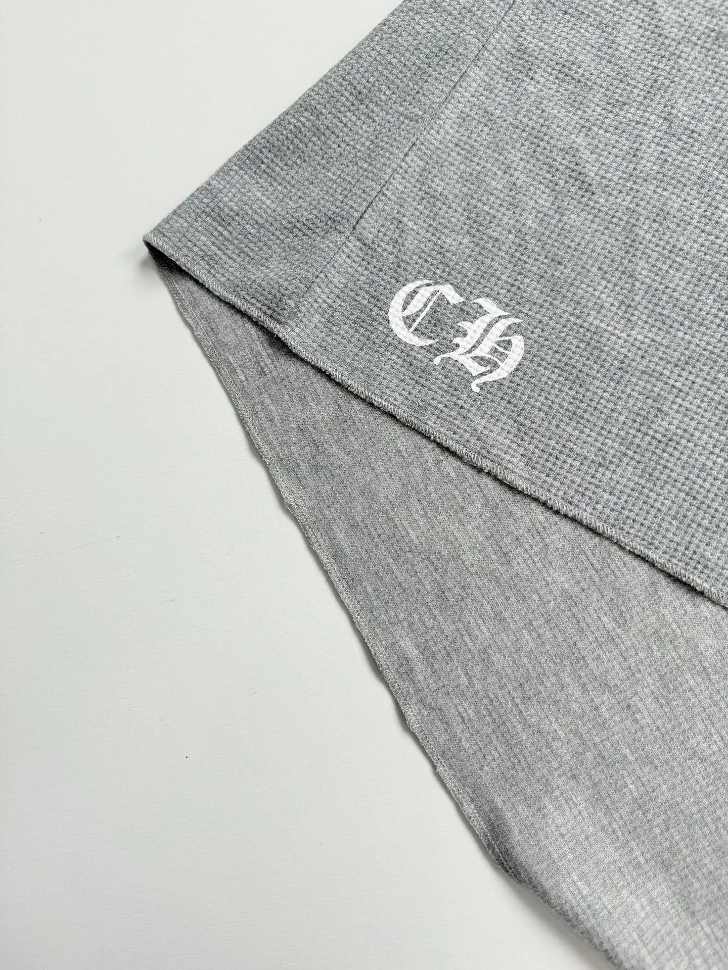 Chrome Hearts Horseshoe Logo Waffle-Knit Long-Sleeve T-Shirt D20523921 — view 8