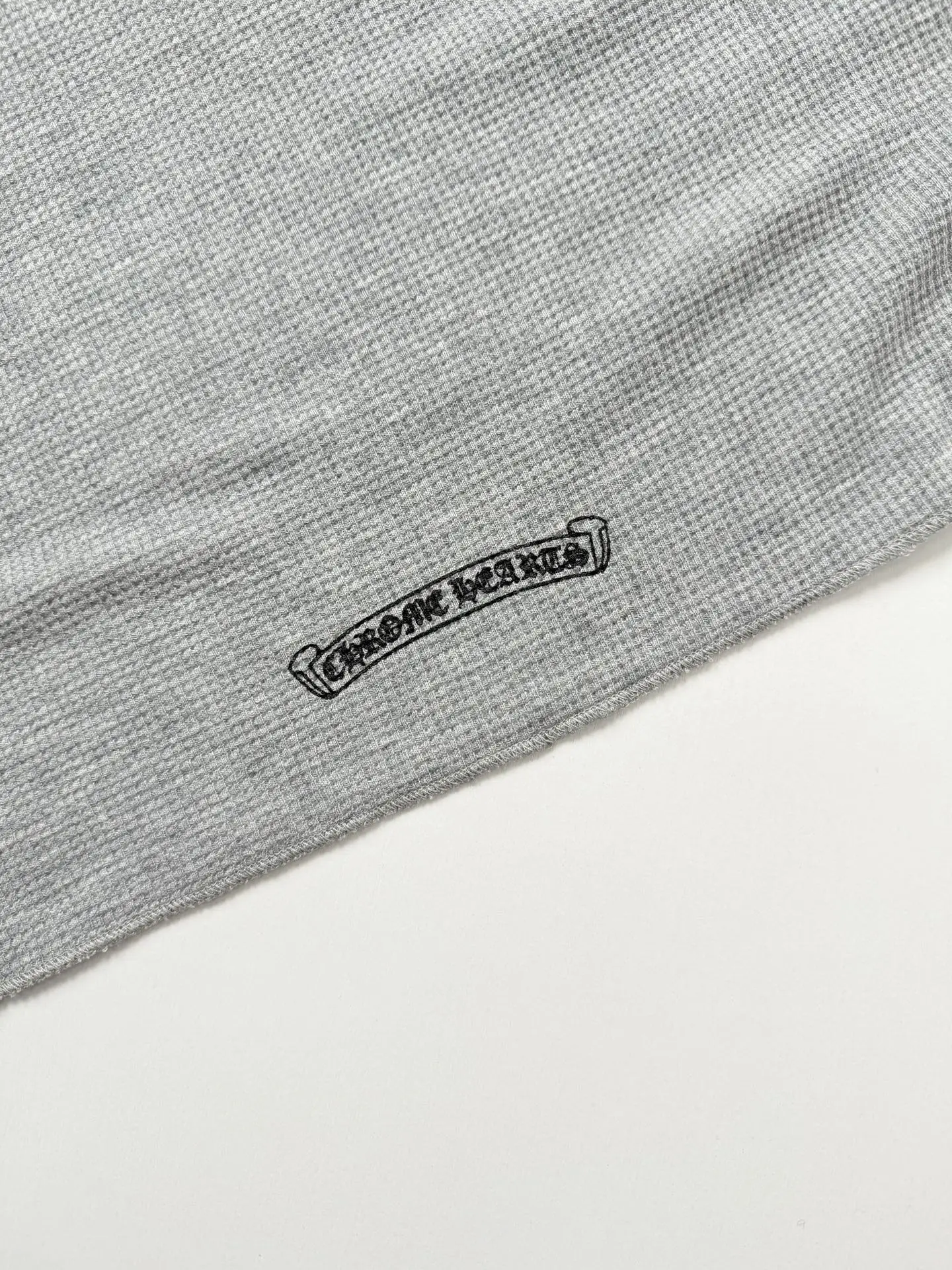 Chrome Hearts Horseshoe Logo Waffle-Knit Long-Sleeve T-Shirt D20523921 — view 10