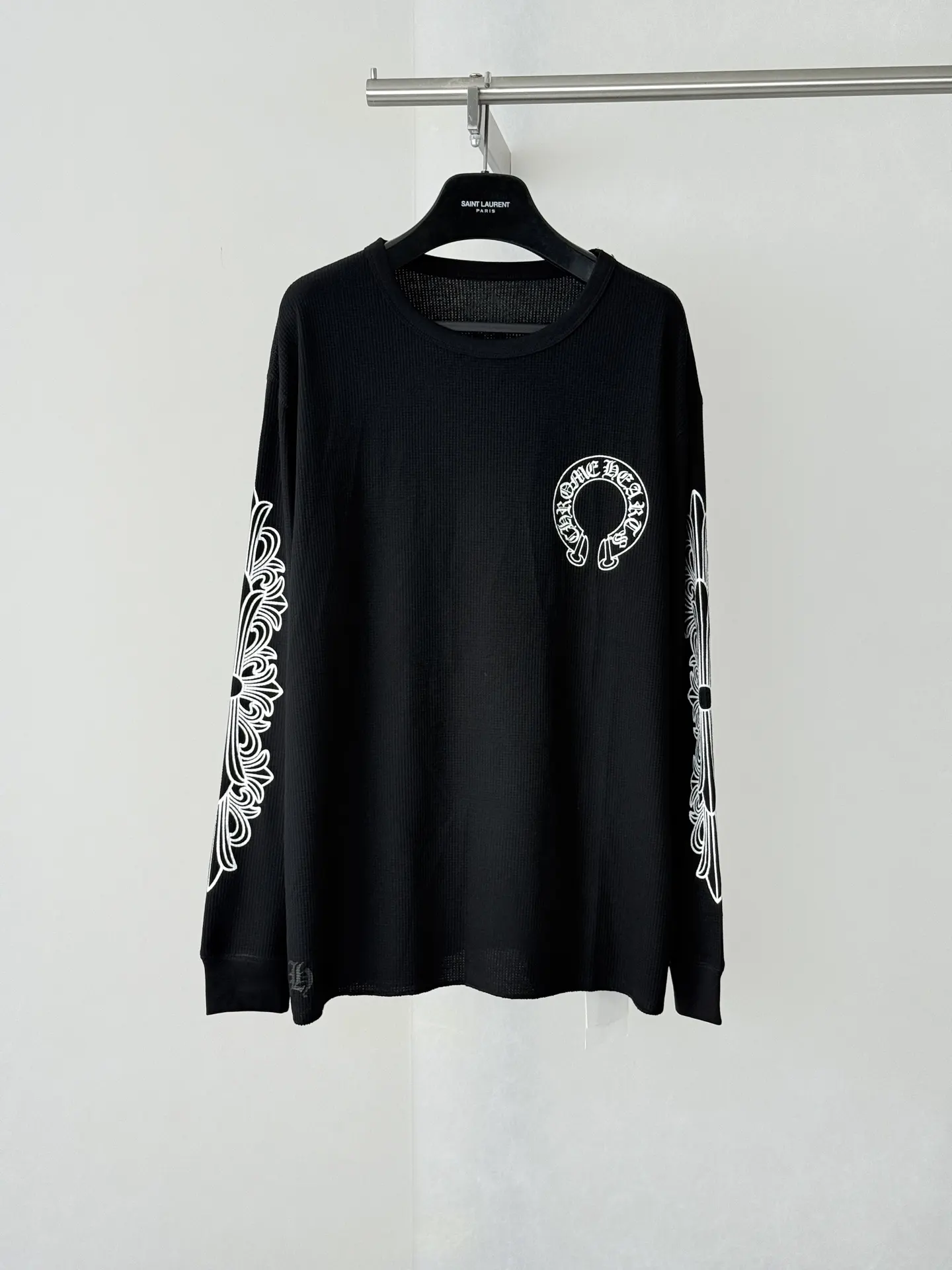 Horseshoe Logo Waffle-Knit Long-Sleeve T-Shirt D20523920