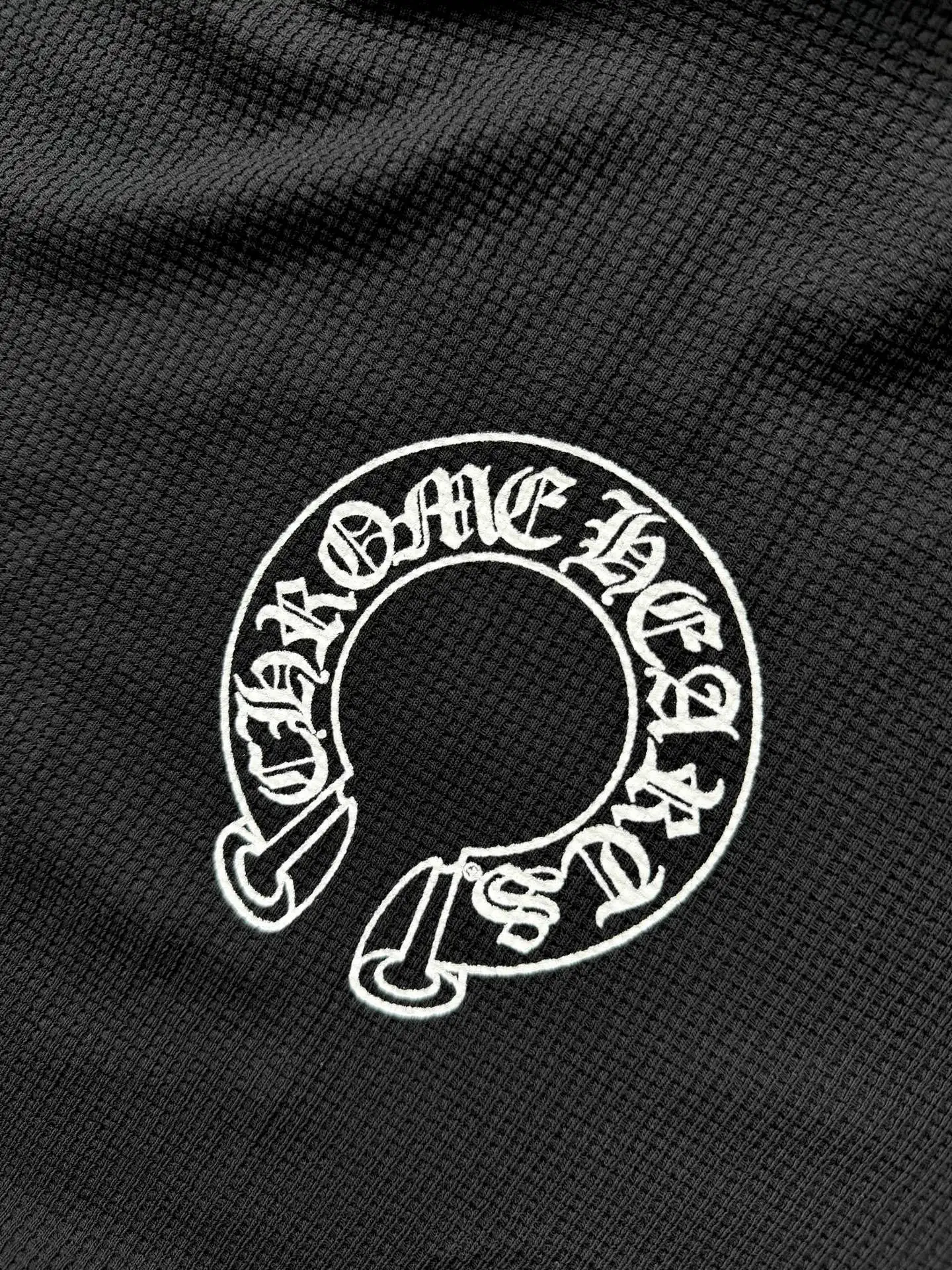 Horseshoe Logo Waffle-Knit Long-Sleeve T-Shirt D20523920 — view 7