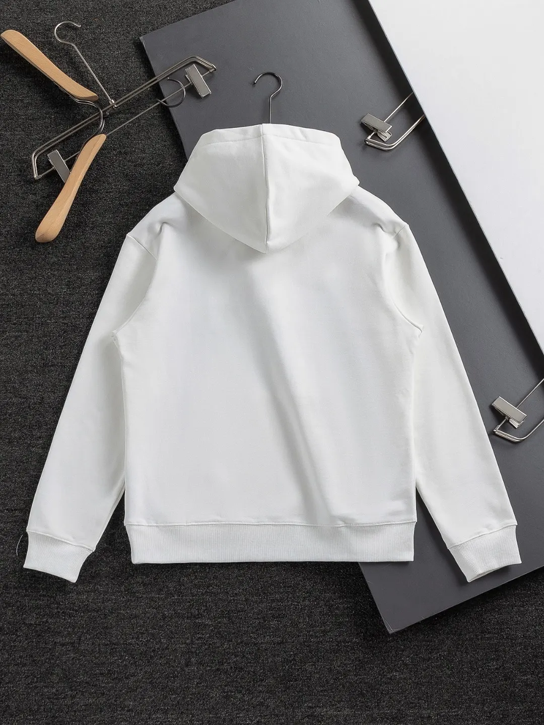 Monogram Embroidered Cotton Hoodie D20524123 — view 2