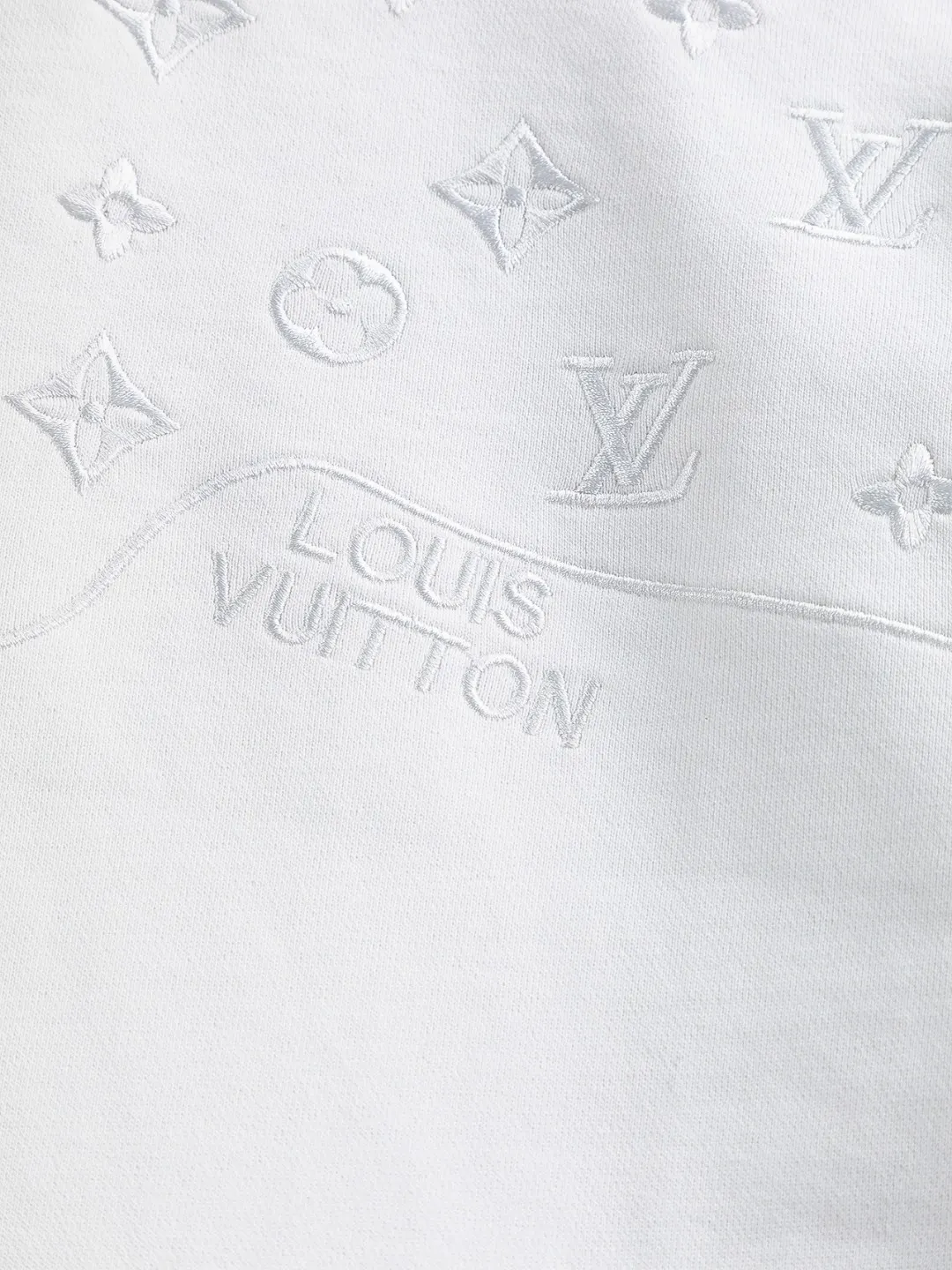 Monogram Embroidered Cotton Hoodie D20524123 — view 7