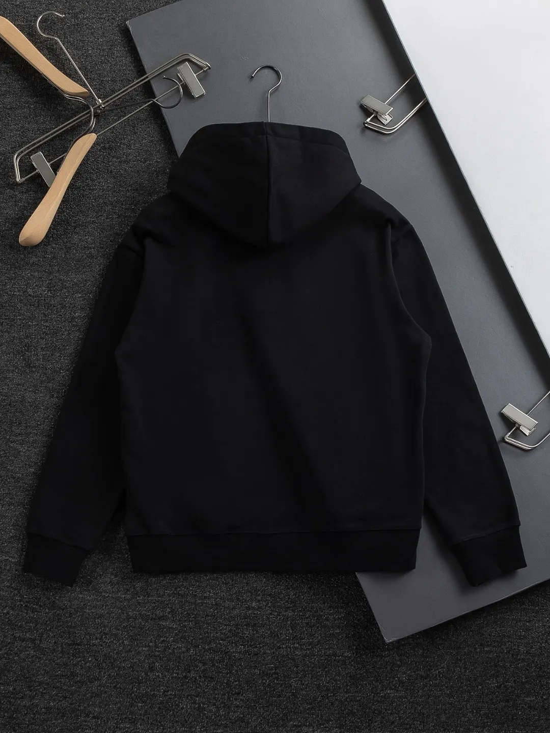 Monogram Embroidered Cotton Hoodie D20524122 — view 2