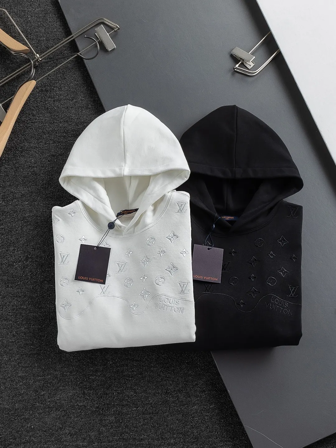 Monogram Embroidered Cotton Hoodie D20524122 — view 3