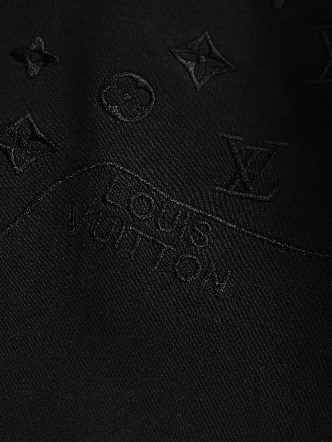Monogram Embroidered Cotton Hoodie D20524122 — view 7
