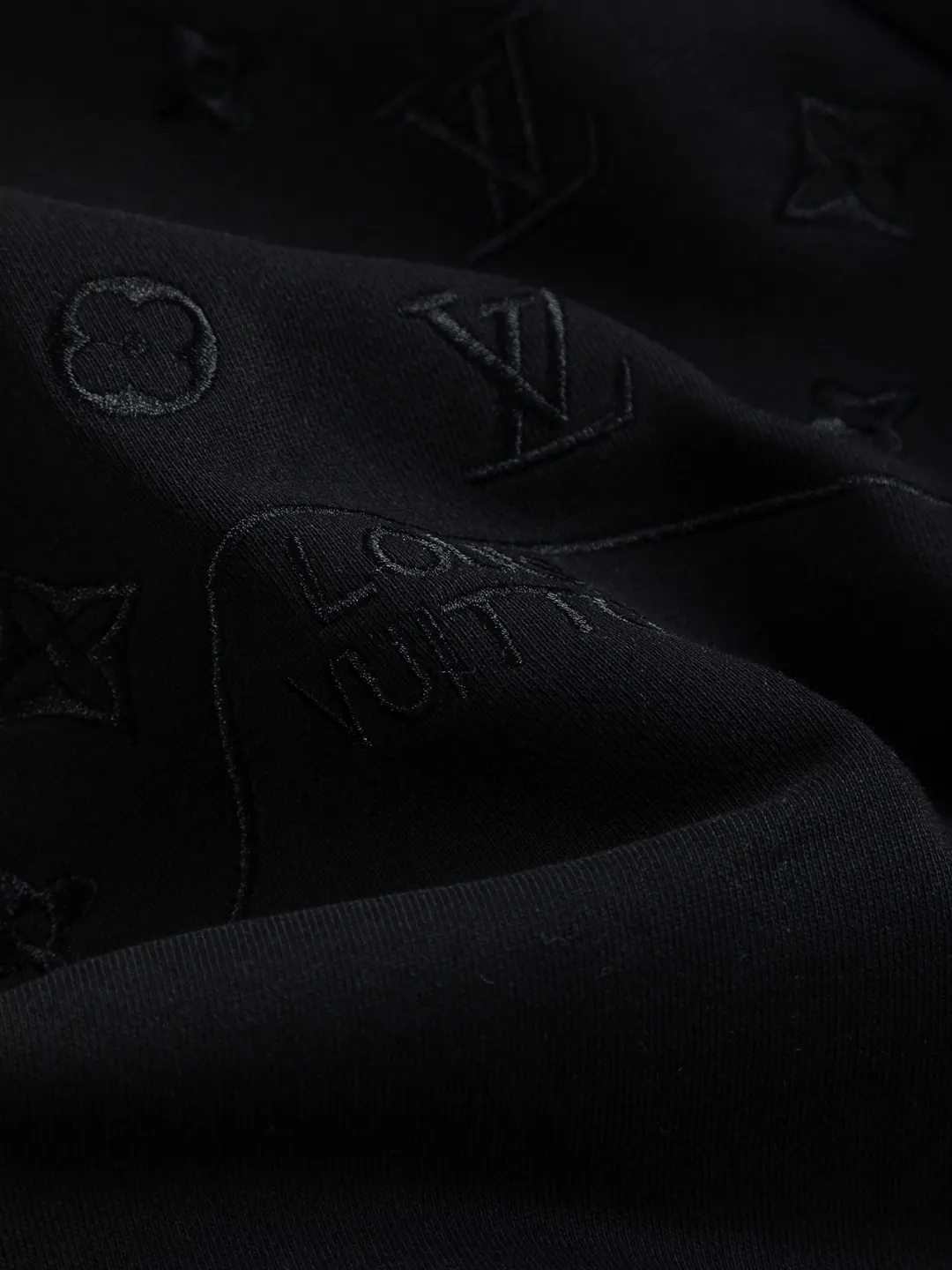 Monogram Embroidered Cotton Hoodie D20524122 — view 9