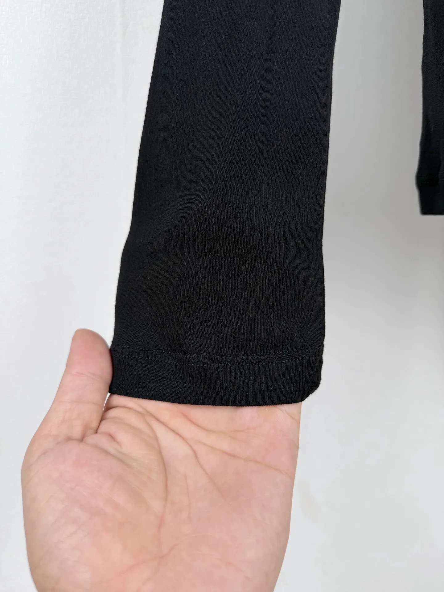 Logo-Patch Long-Sleeve Polo Shirt D20521301 — view 8