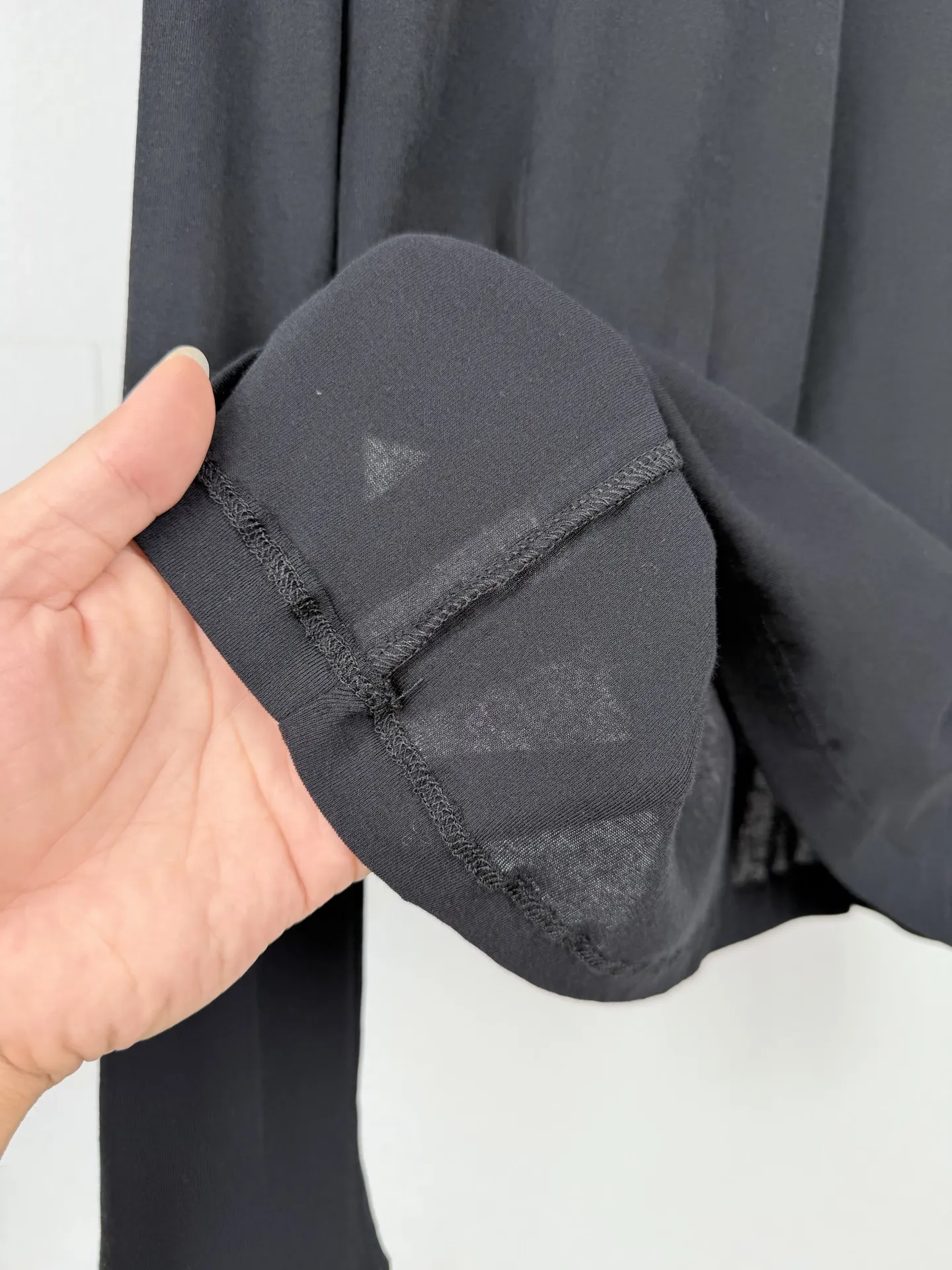 Logo-Patch Long-Sleeve Polo Shirt D20521301 — view 10