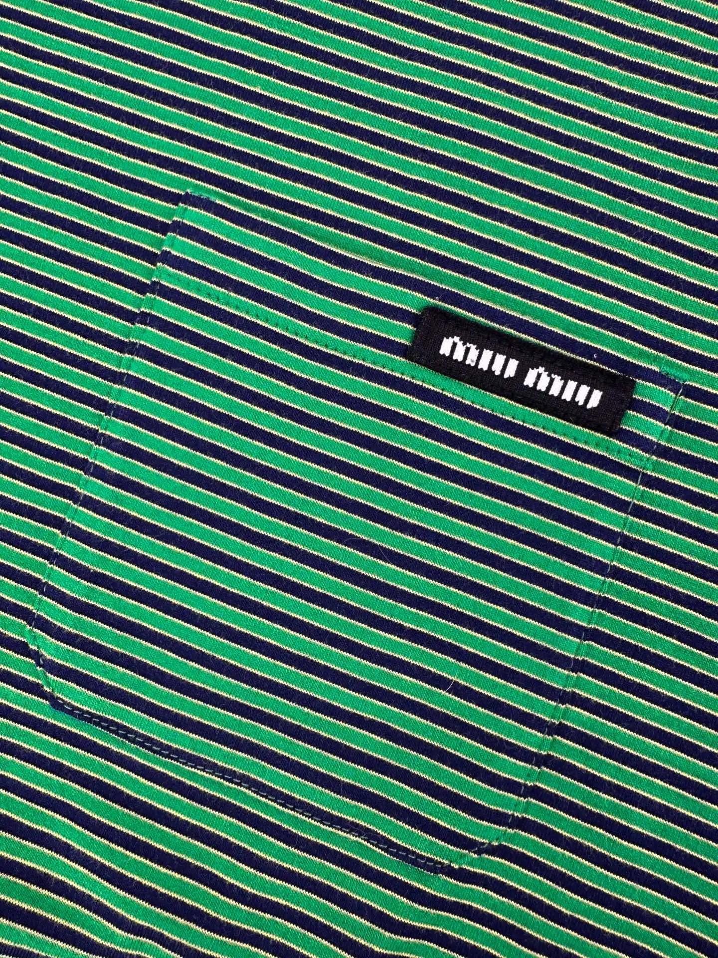 Striped Cotton Long-Sleeve T-Shirt D20521217 — view 4