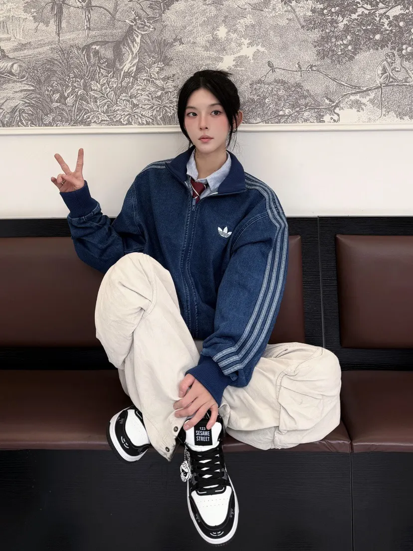 Adidas Originals Firebird Denim Track Jacket D20523027 — view 33