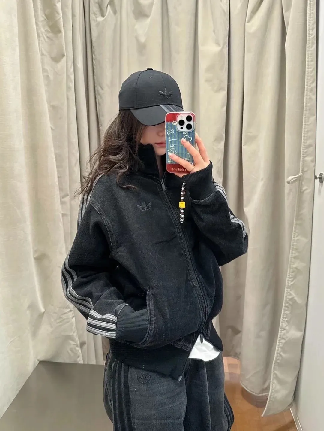 Adidas Originals Firebird Washed Denim Track Jacket D20523028 — view 15