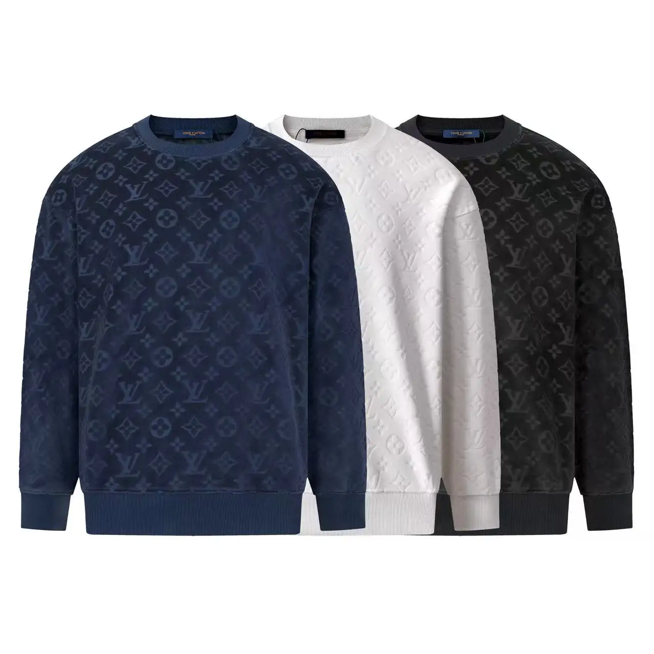 Monogram Jacquard Fleece-Lined Sweatshirt D21021639