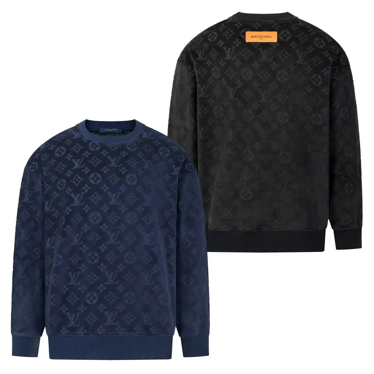 Monogram Jacquard Fleece-Lined Sweatshirt D21021639 — view 4