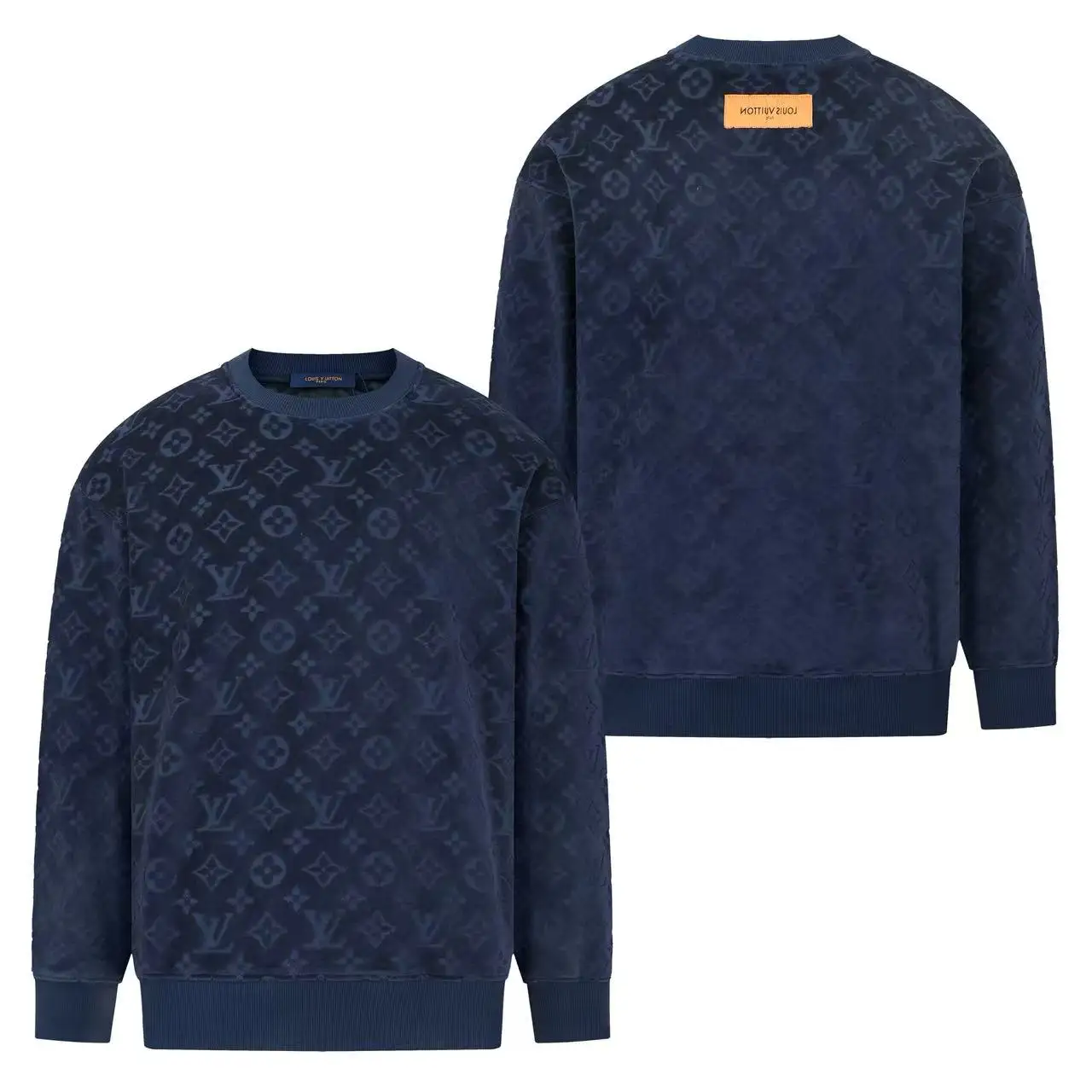 Monogram Jacquard Fleece-Lined Sweatshirt D21021639 — view 5