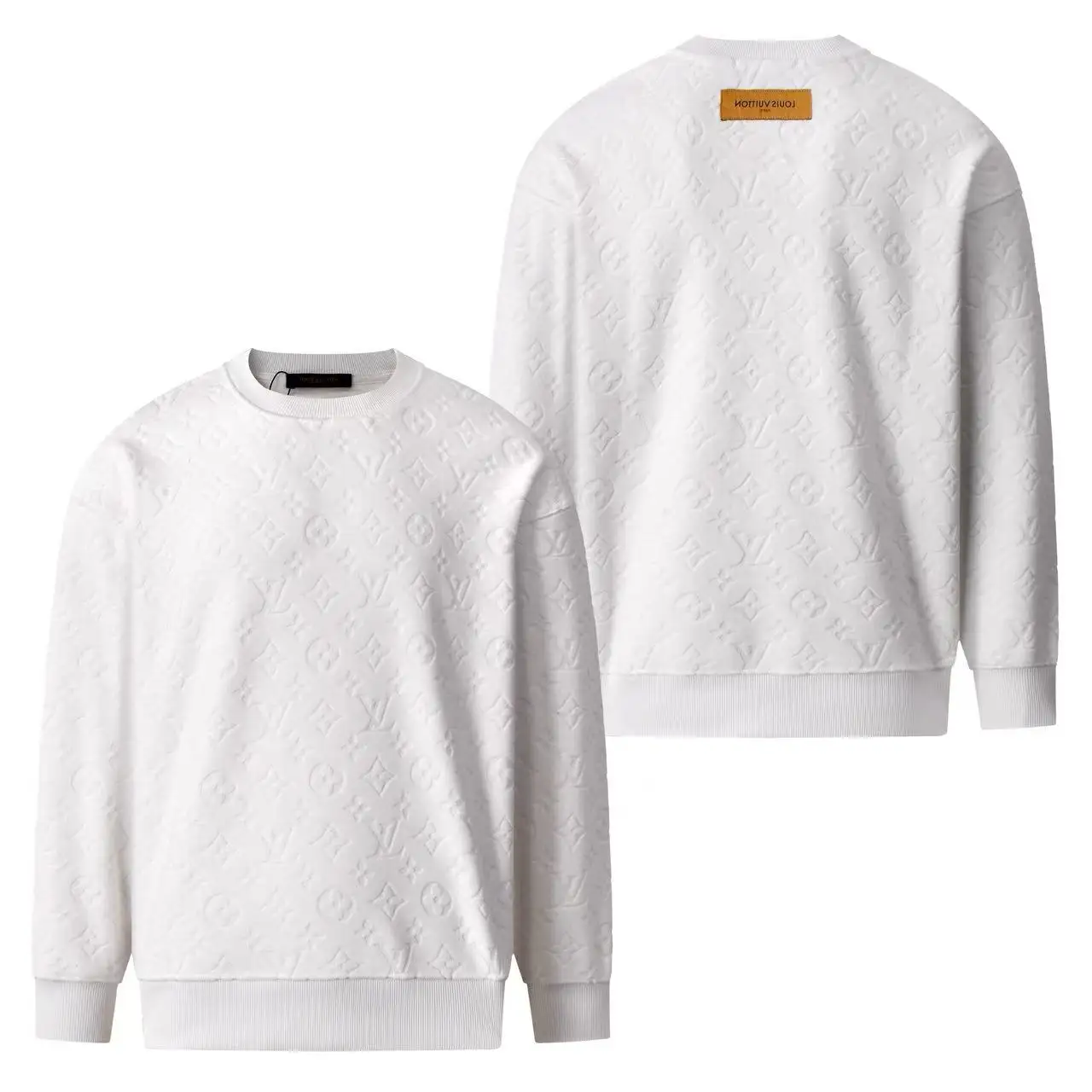 Monogram Jacquard Fleece-Lined Sweatshirt D21021639 — view 6