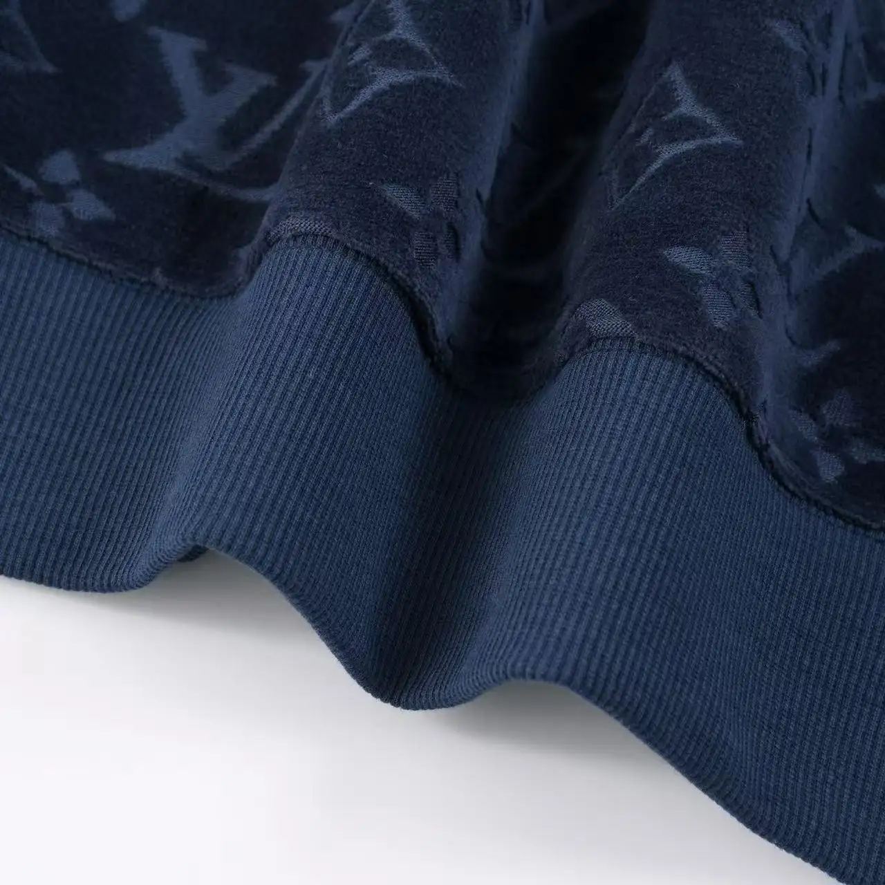 Monogram Jacquard Fleece Crew-Neck Sweatshirt D21021640 — view 9