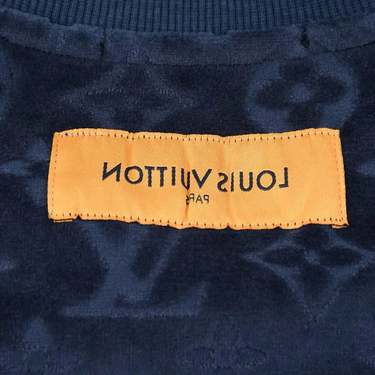 Monogram Jacquard Fleece Crew-Neck Sweatshirt D21021640 — view 12