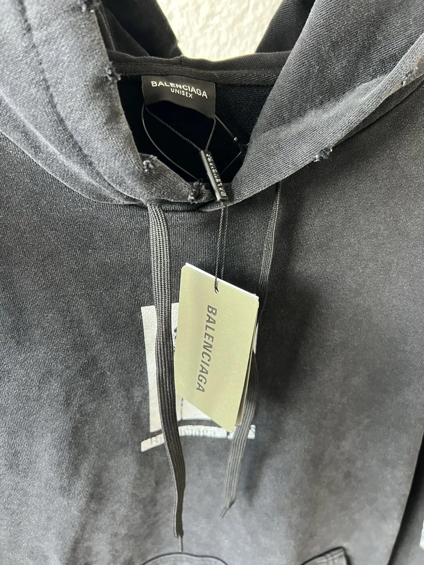 Distressed Graphic Print Oversized Hoodie D21022855 — view 5