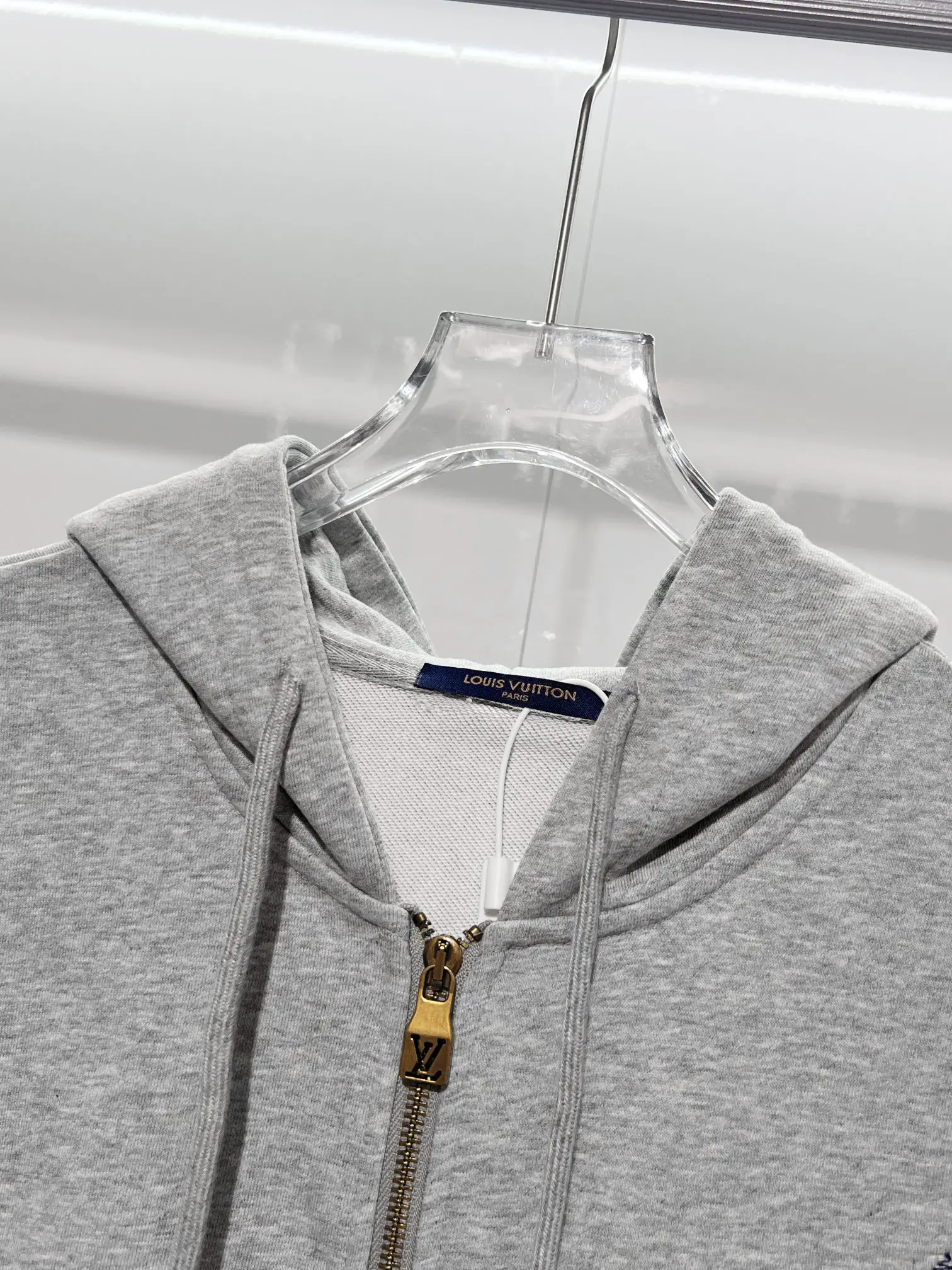 Embroidered Logo Zip-Up Hoodie D21024153 — view 8