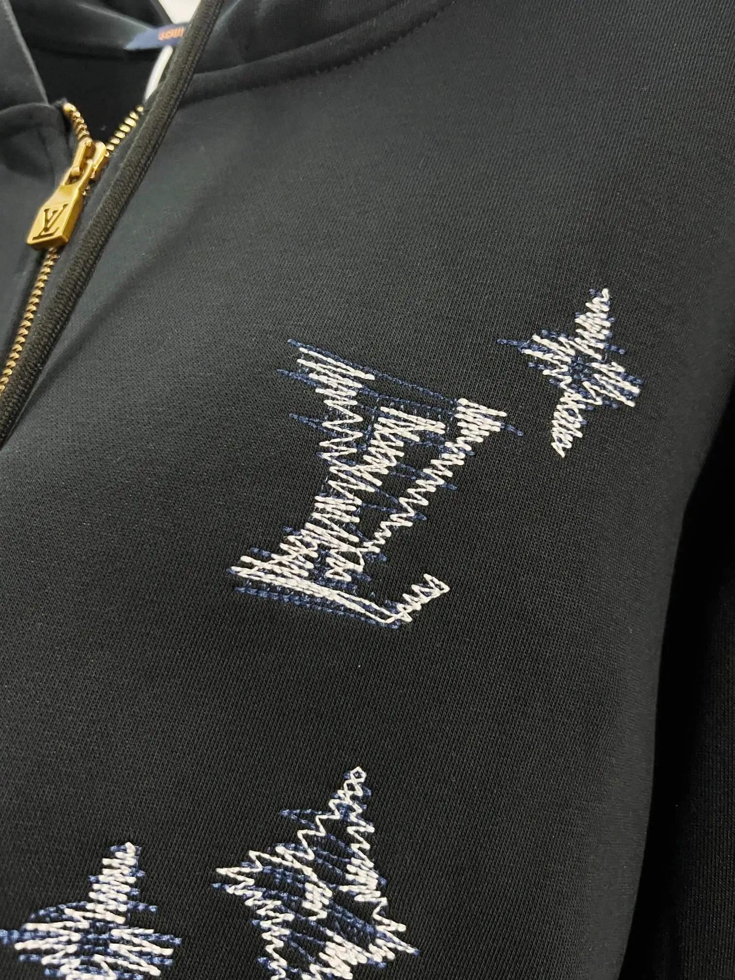 Embroidered Logo Zip-Up Hoodie D21024152 — view 4