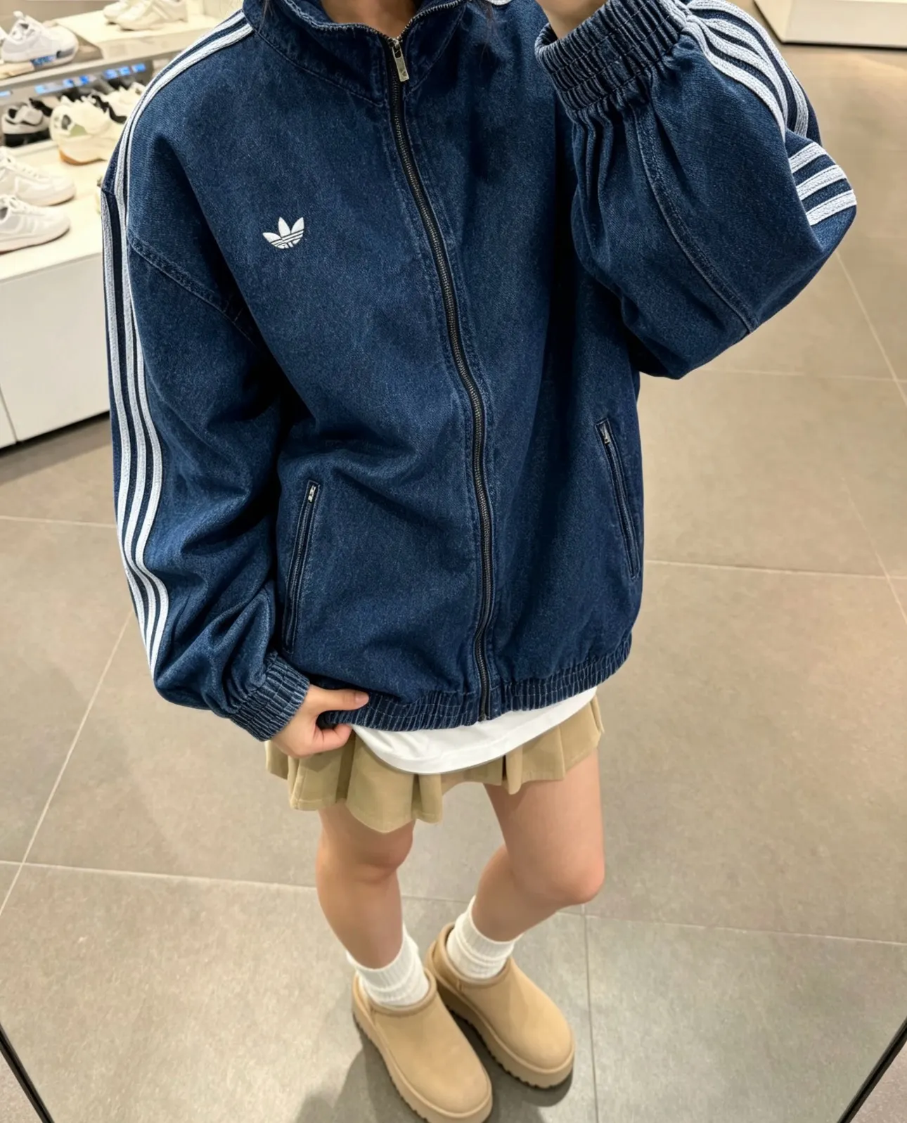 Adidas Originals Firebird Denim Track Jacket D21023055 — view 3