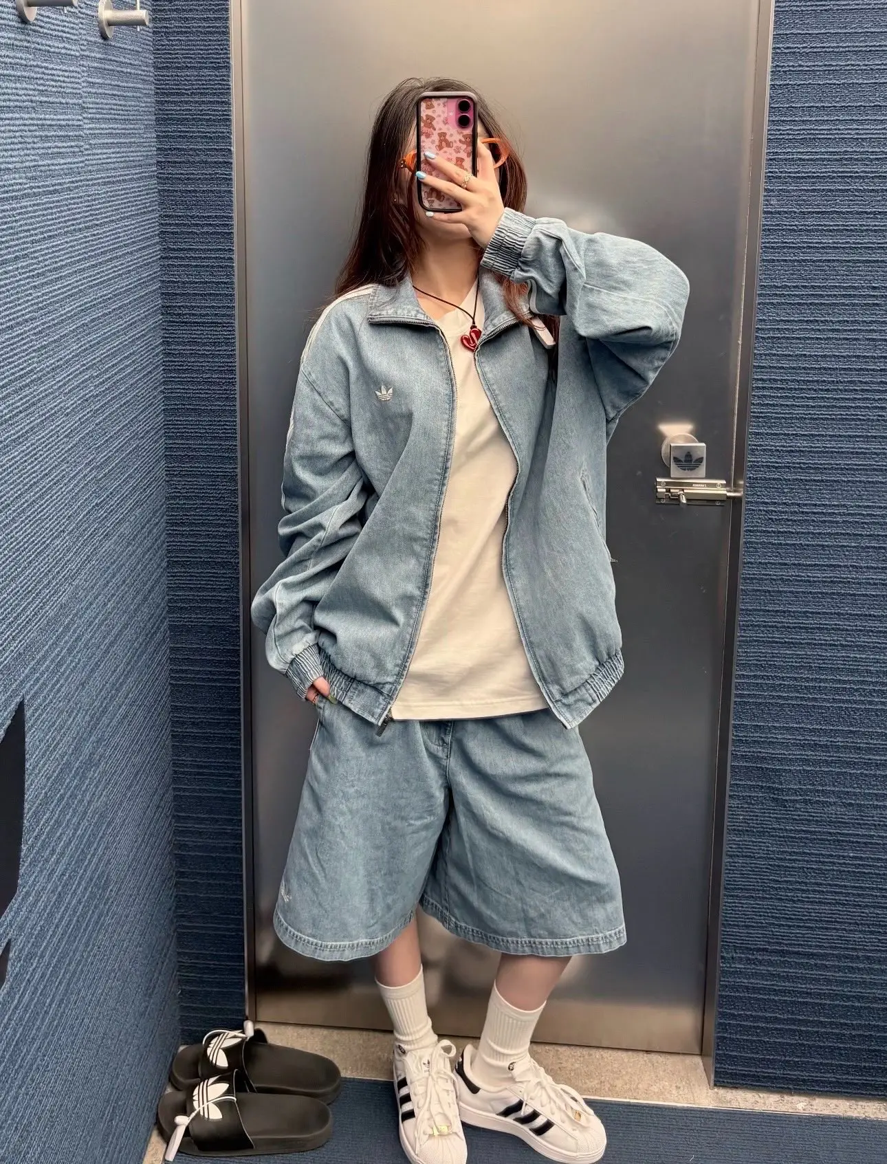 Adidas Originals Firebird Denim Track Jacket D21023055 — view 6