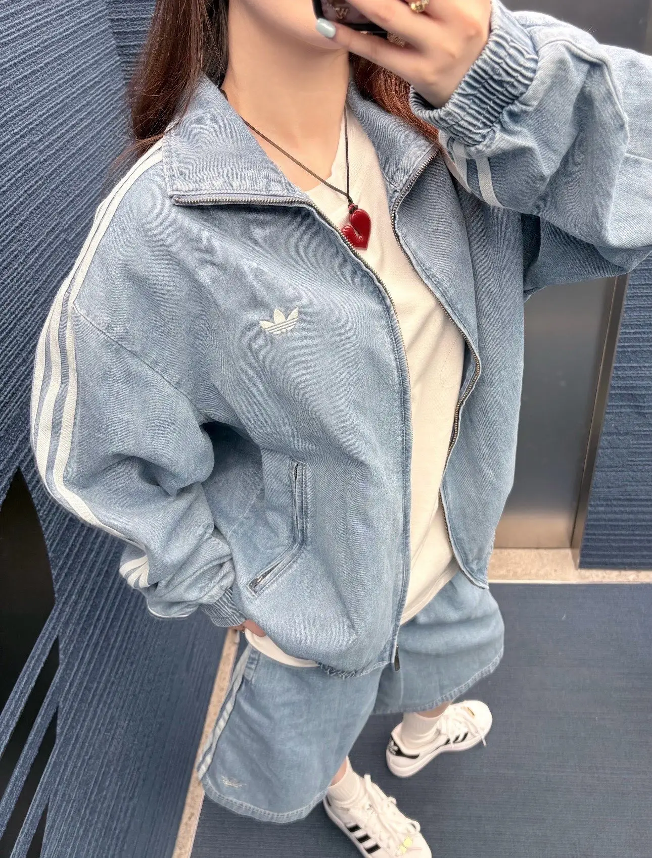 Adidas Originals Firebird Denim Track Jacket D21023055 — view 8