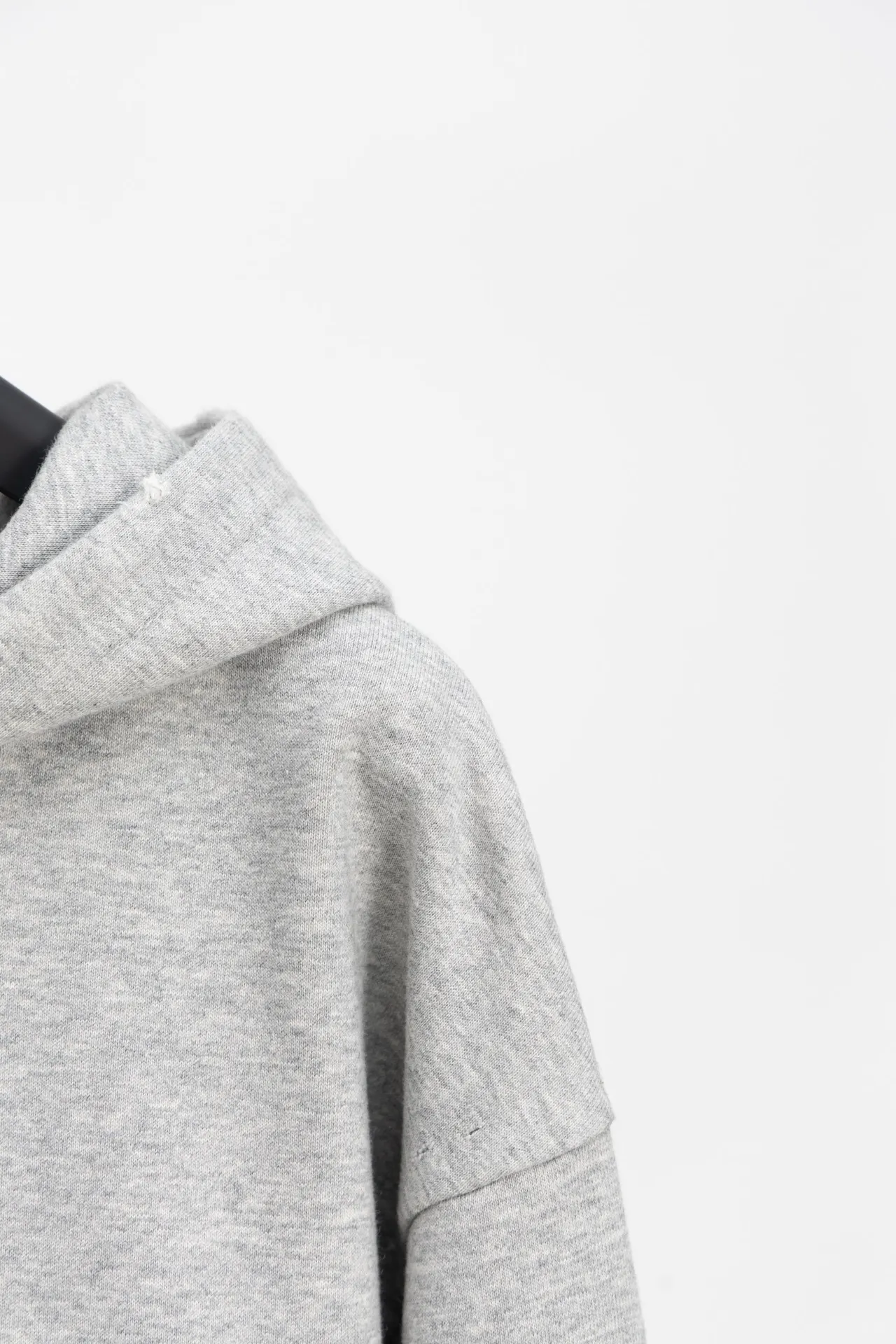 Logo-Embroidered Distressed Cotton-Jersey Hoodie D21021170 — view 11