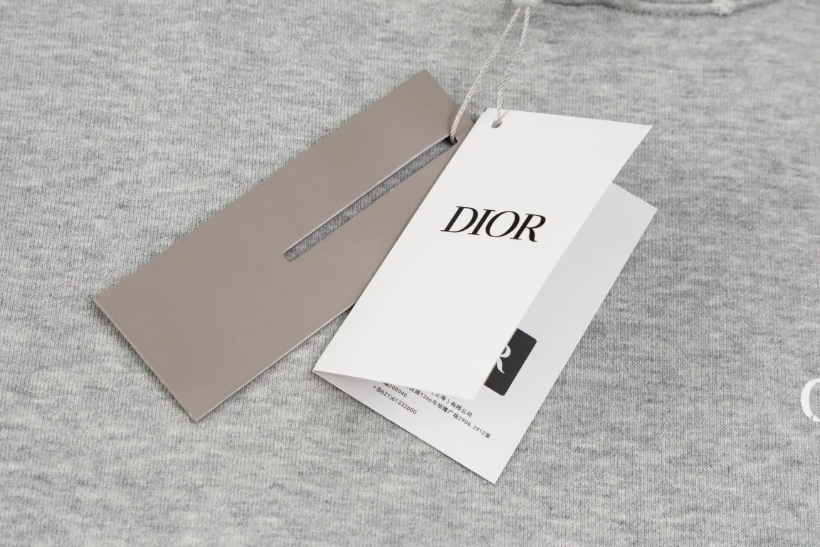 Logo-Embroidered Distressed Cotton-Jersey Hoodie D21021171 — view 9