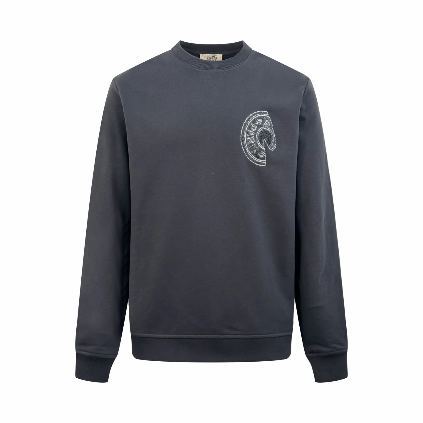 Embroidered Cotton-Blend Crew-Neck Sweatshirt D21523186