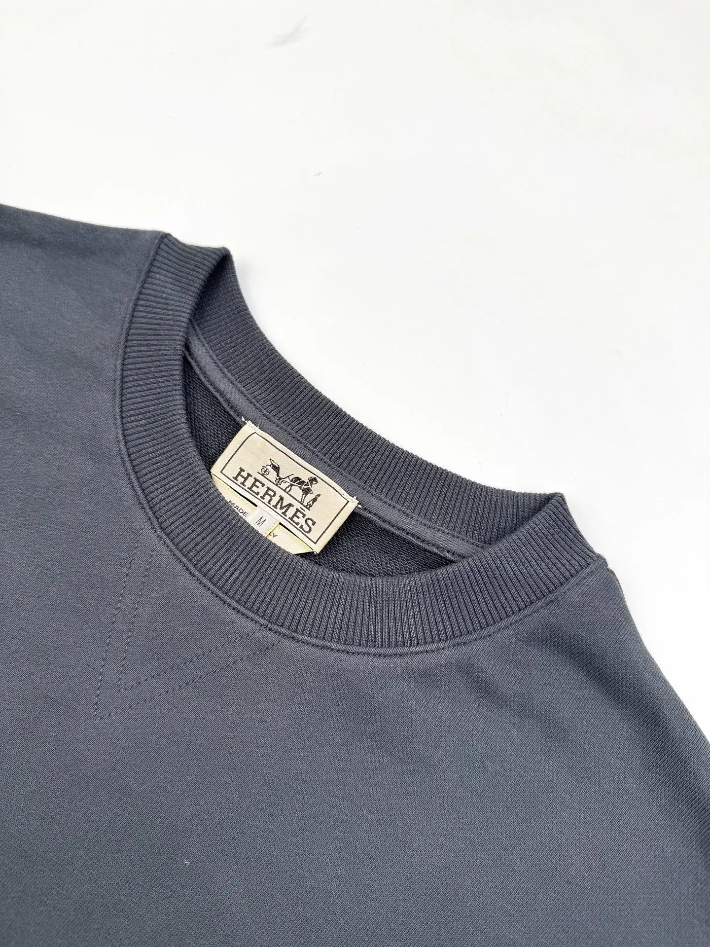 Embroidered Cotton-Blend Crew-Neck Sweatshirt D21523186 — view 3