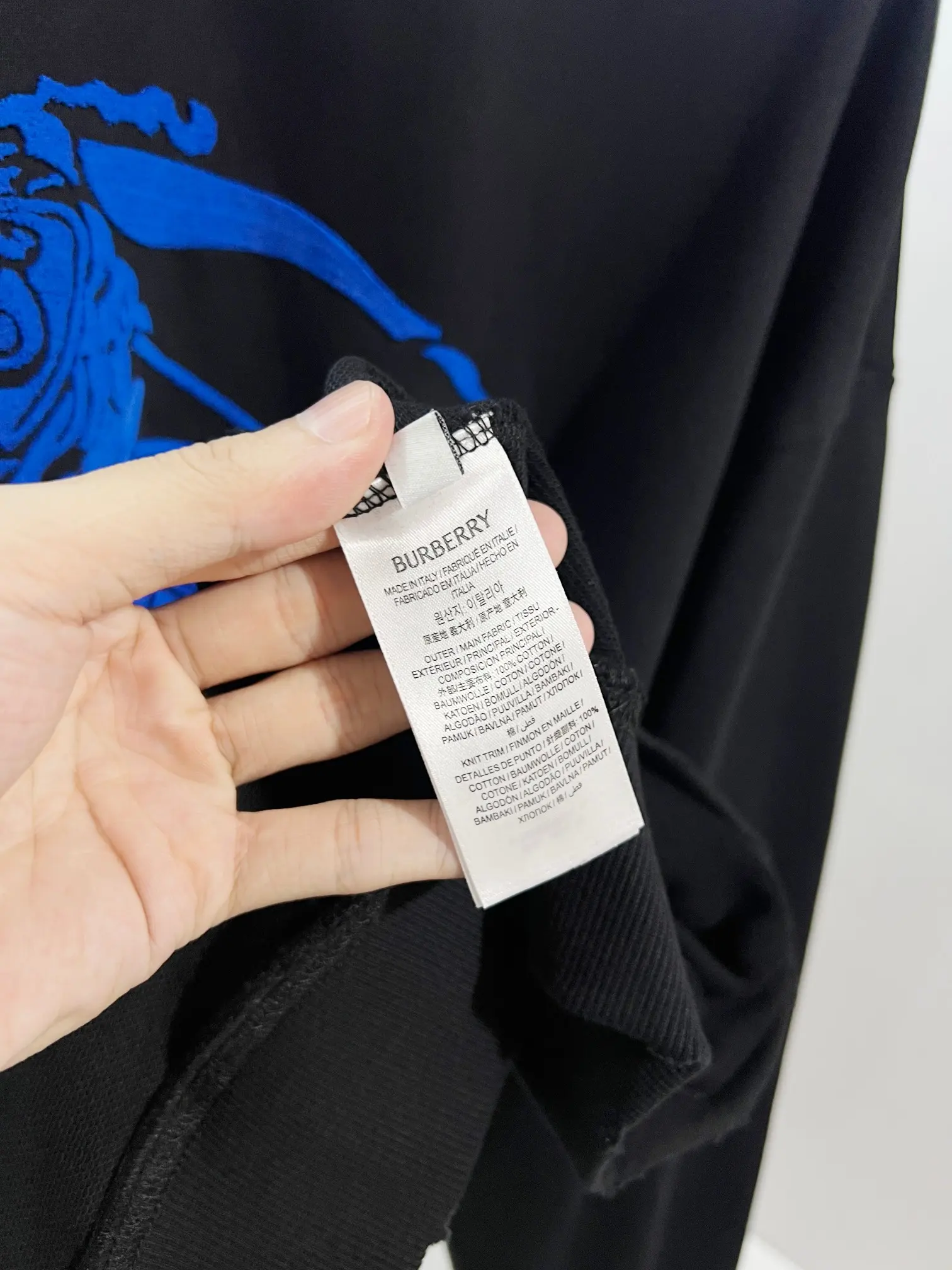 EKD Logo Distressed Cotton Hoodie D22024132 — view 9