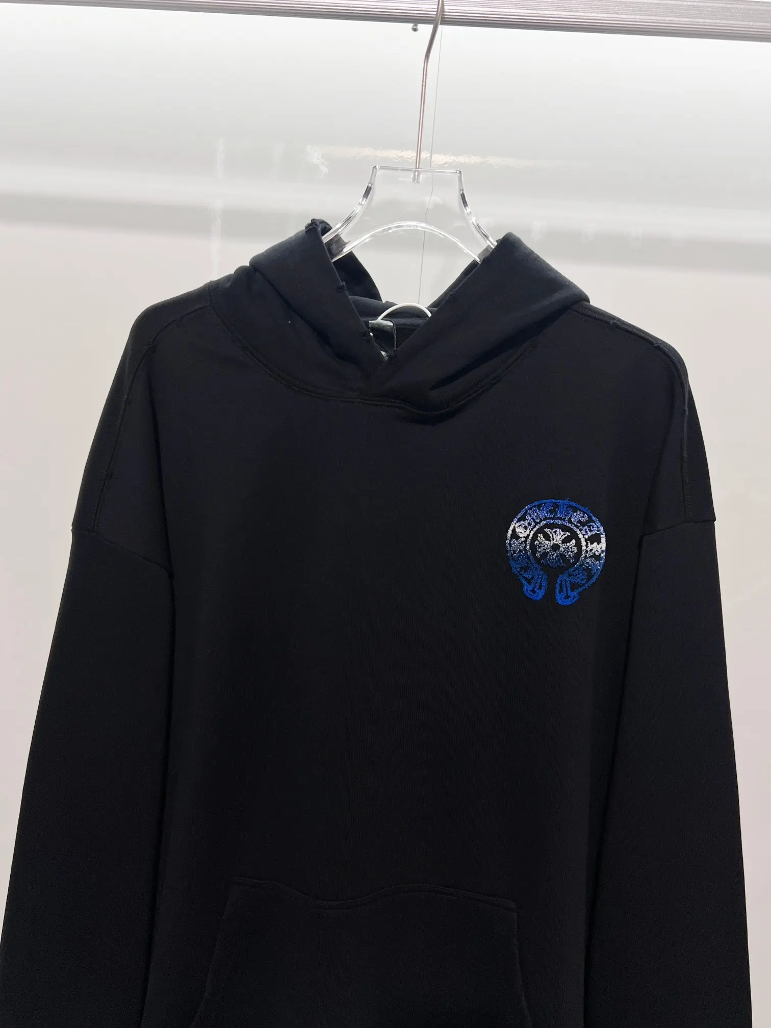 Chrome Hearts Embroidered Horseshoe Logo Hoodie D22024142 — view 3