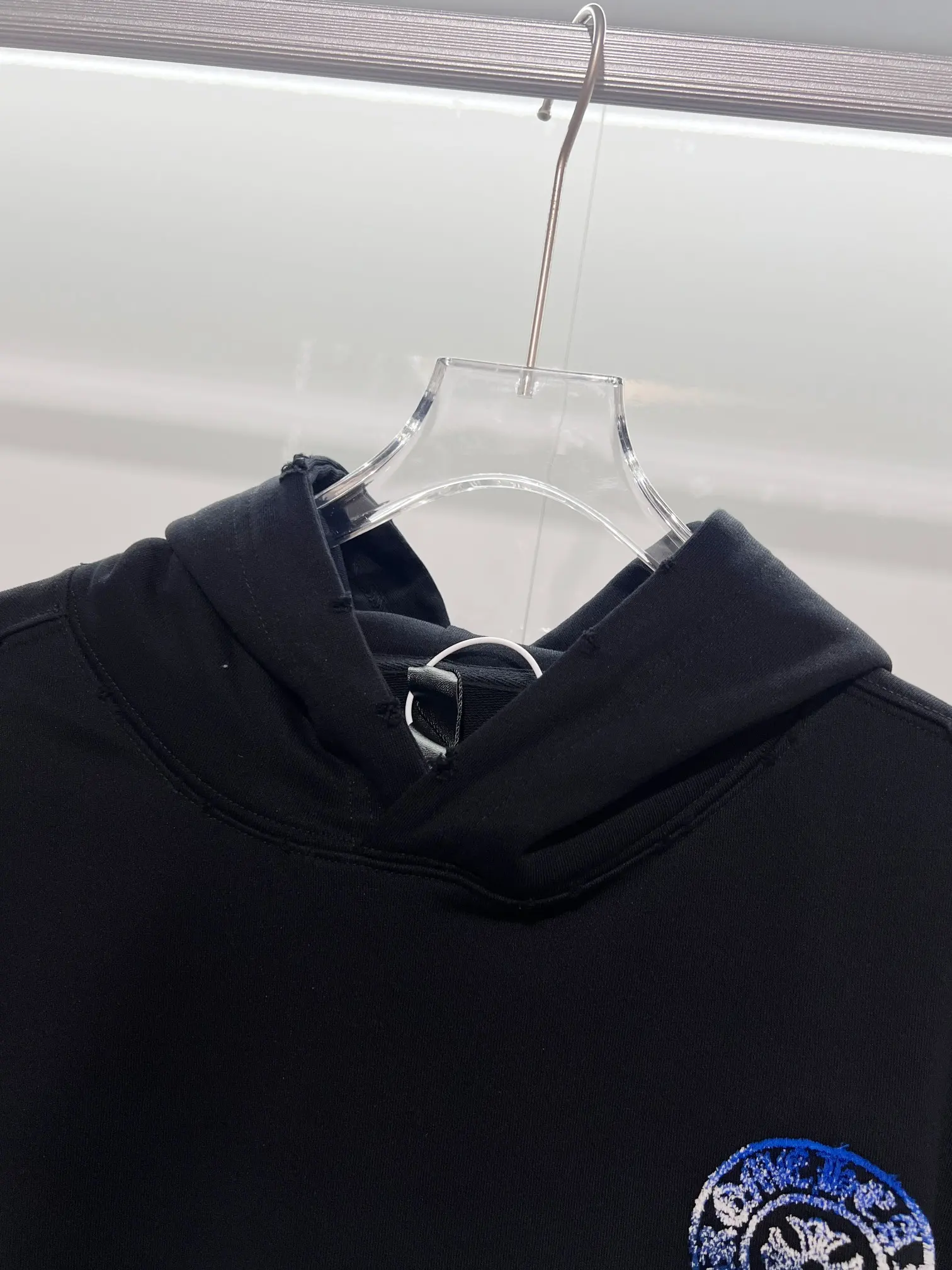 Chrome Hearts Embroidered Horseshoe Logo Hoodie D22024142 — view 7