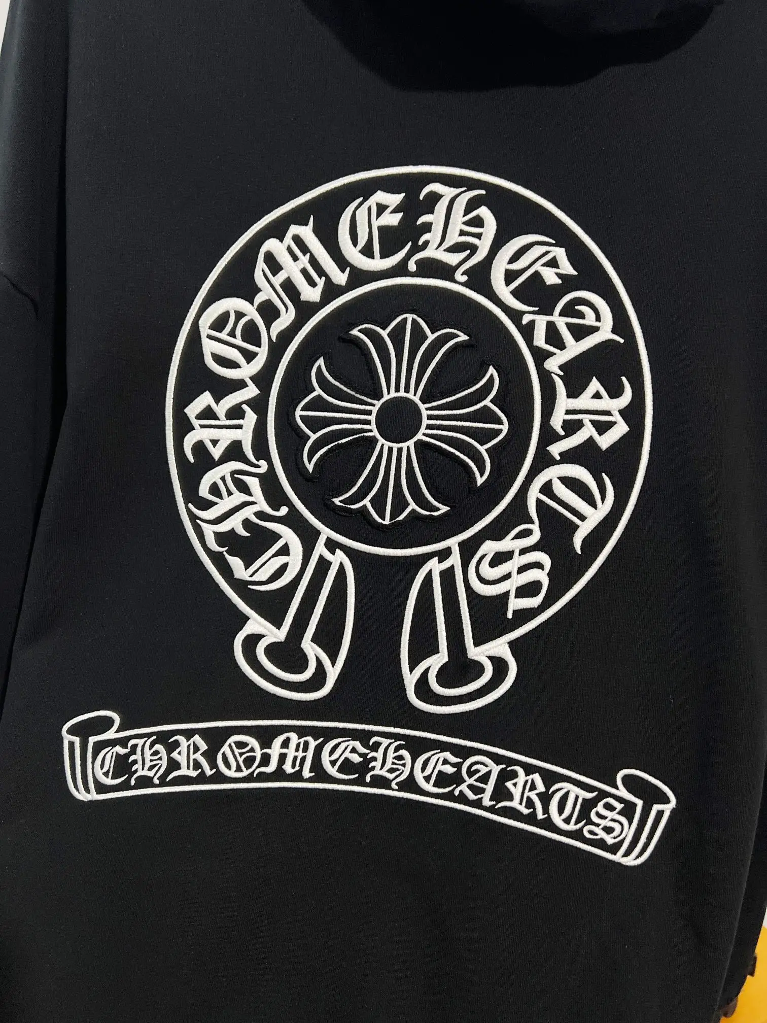 Logo Embroidery Distressed Cotton Hoodie D22024144 — view 5