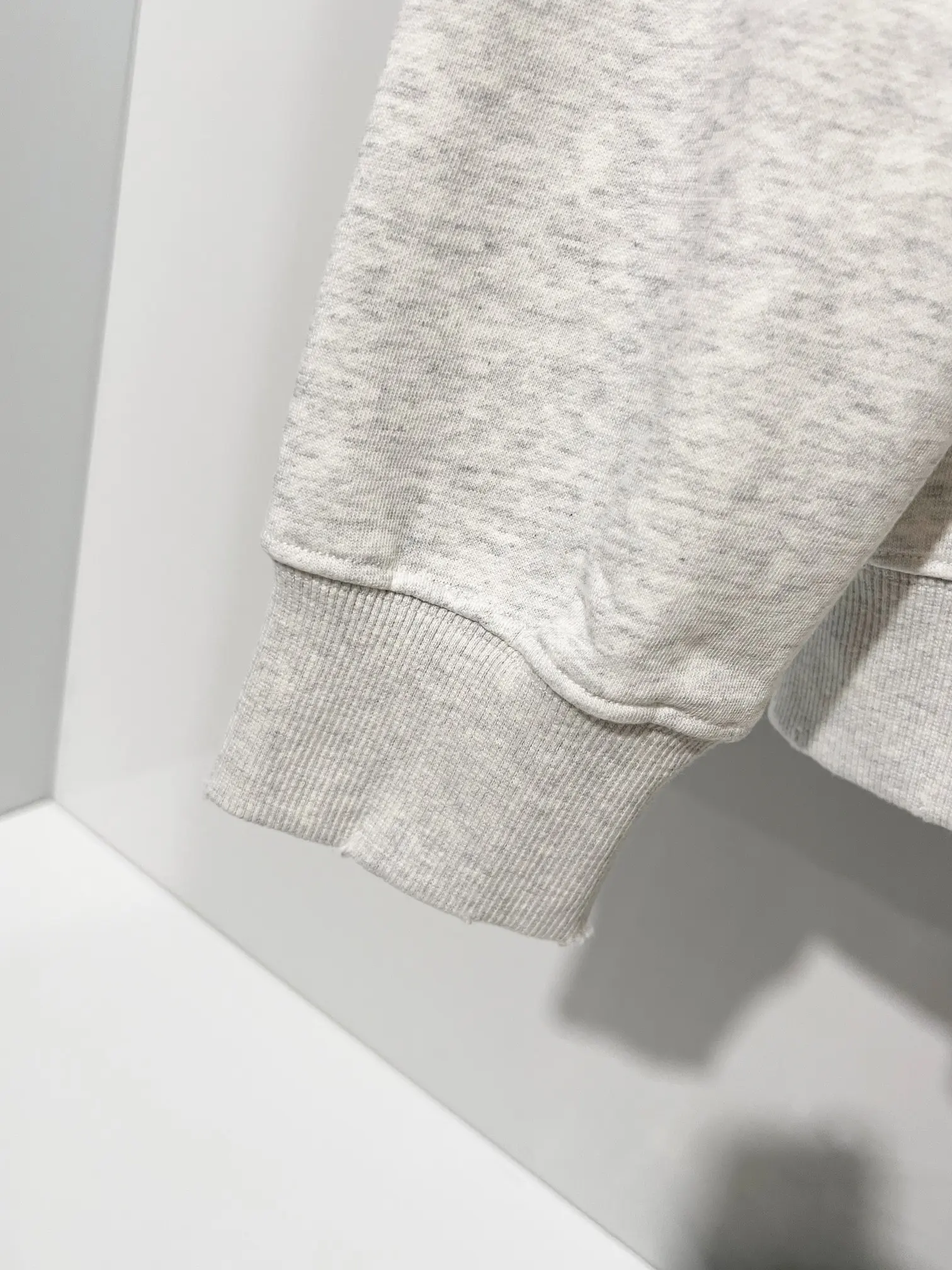 Logo-Embroidered Distressed Cotton-Jersey Hoodie D22024143 — view 8