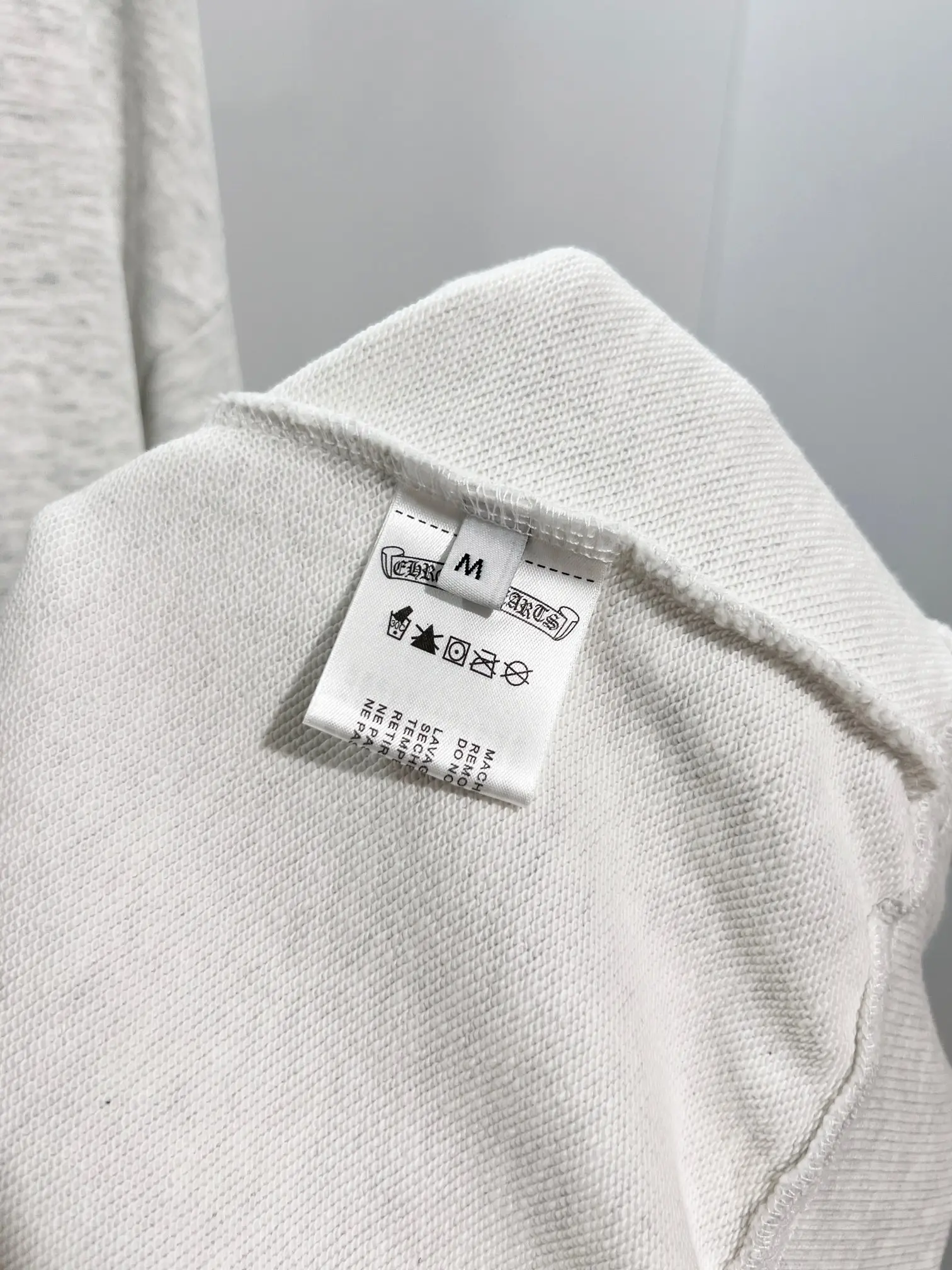 Logo-Embroidered Distressed Cotton-Jersey Hoodie D22024143 — view 9