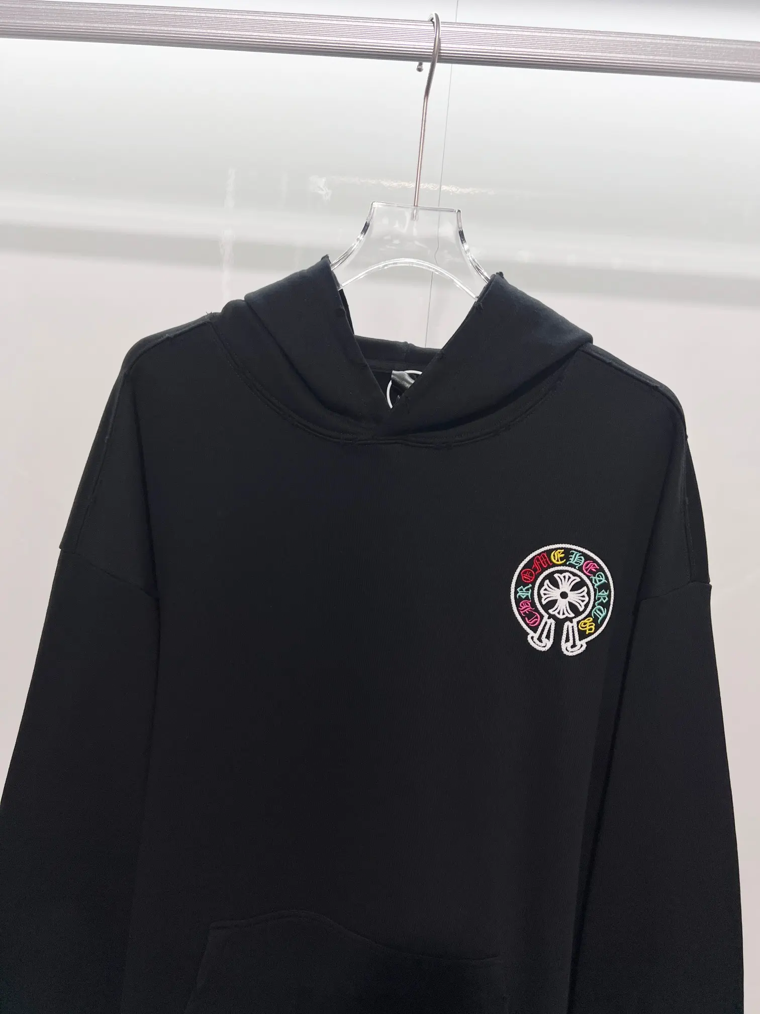 Logo Embroidery Cotton-Jersey Hoodie D22024146 — view 3