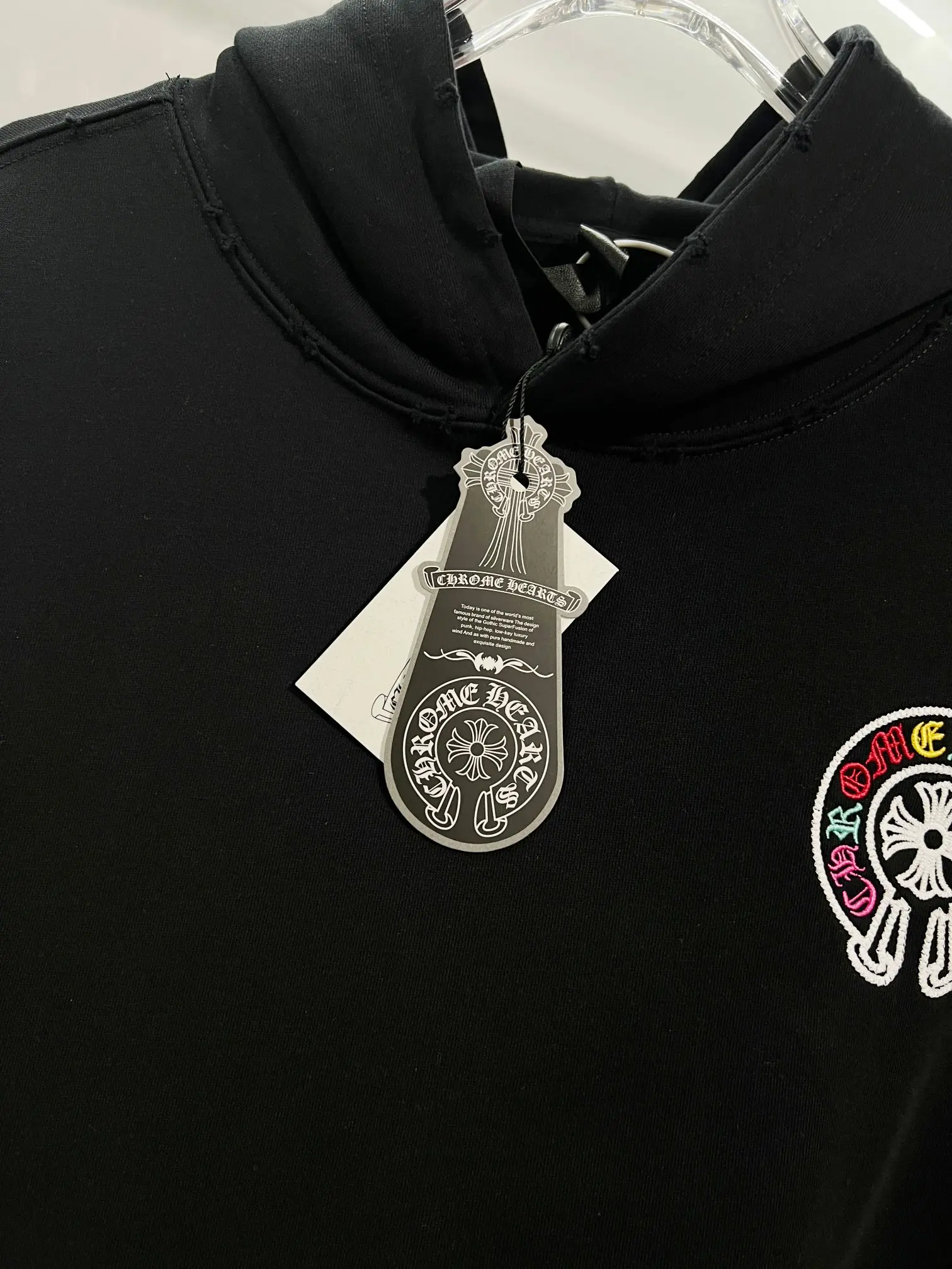 Logo Embroidery Cotton-Jersey Hoodie D22024146 — view 6