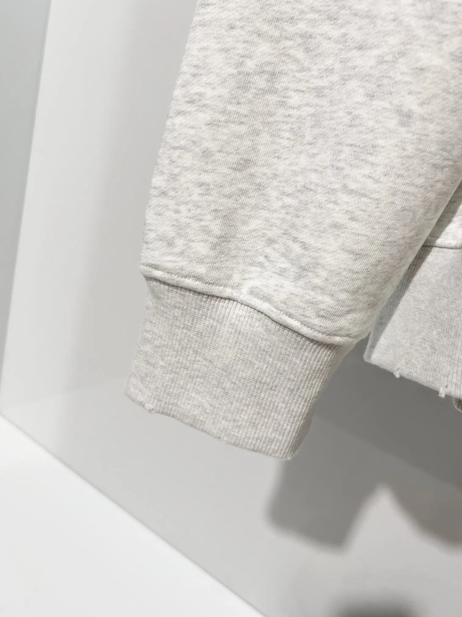 Logo Embroidery Distressed Cotton Hoodie D22024149 — view 8