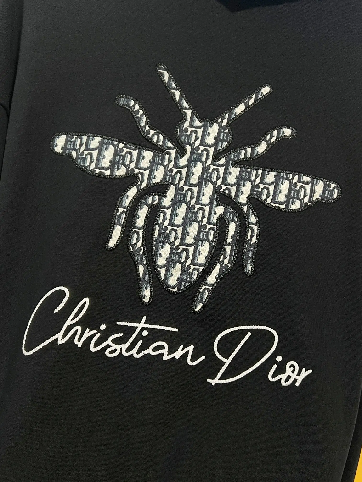 Logo Embroidery Distressed Cotton Hoodie D22024134 — view 5